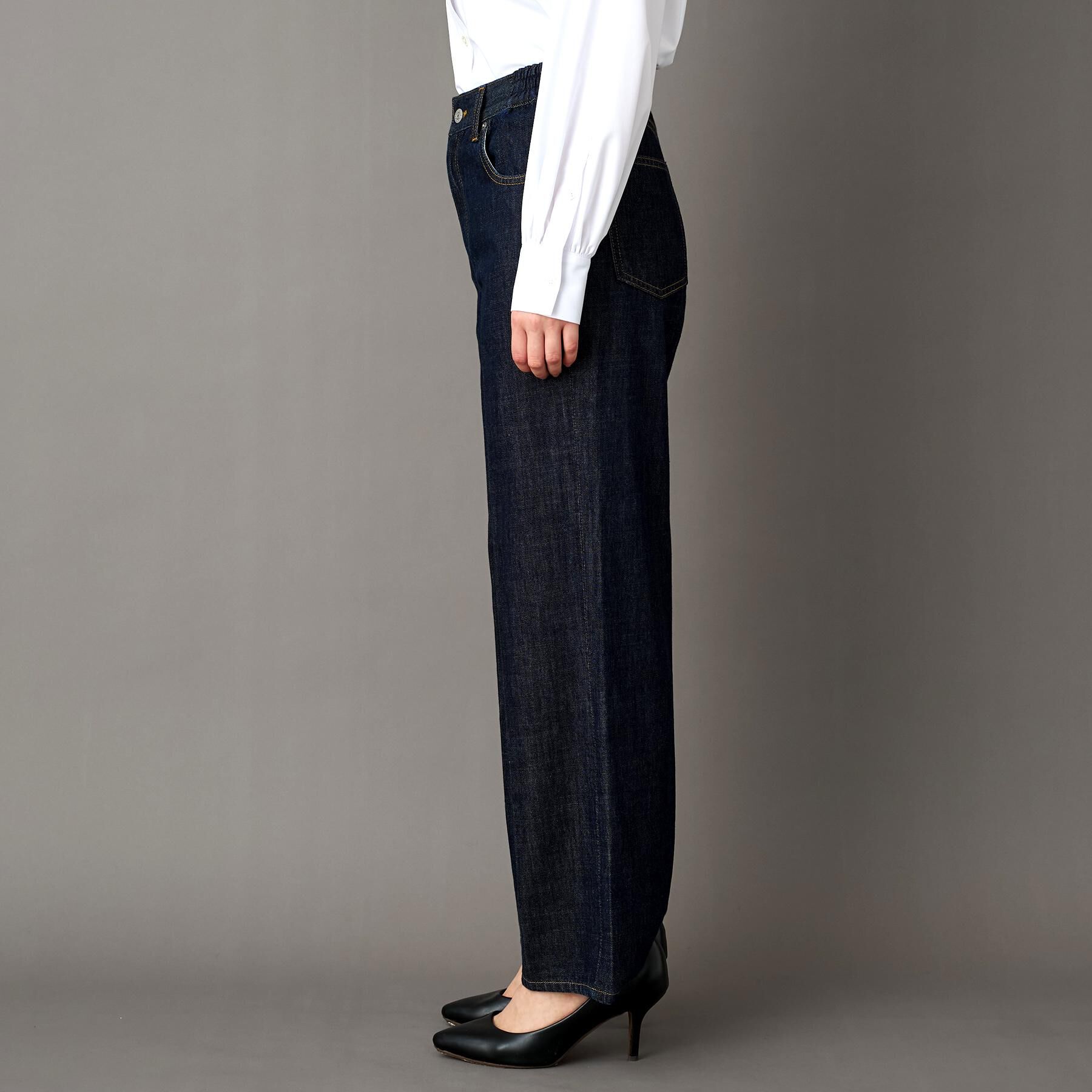 DRESSTERIOR「【大人MUSE5月号掲載】センタープレスストレートデニム」|デニム|