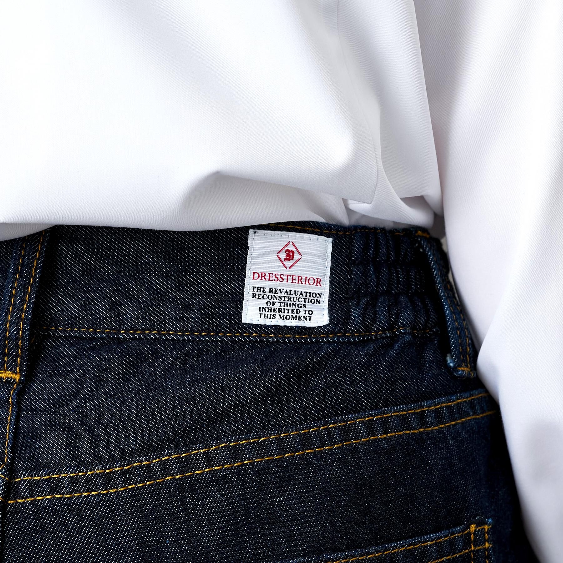 DRESSTERIOR「【大人MUSE5月号掲載】センタープレスストレートデニム」|デニム|