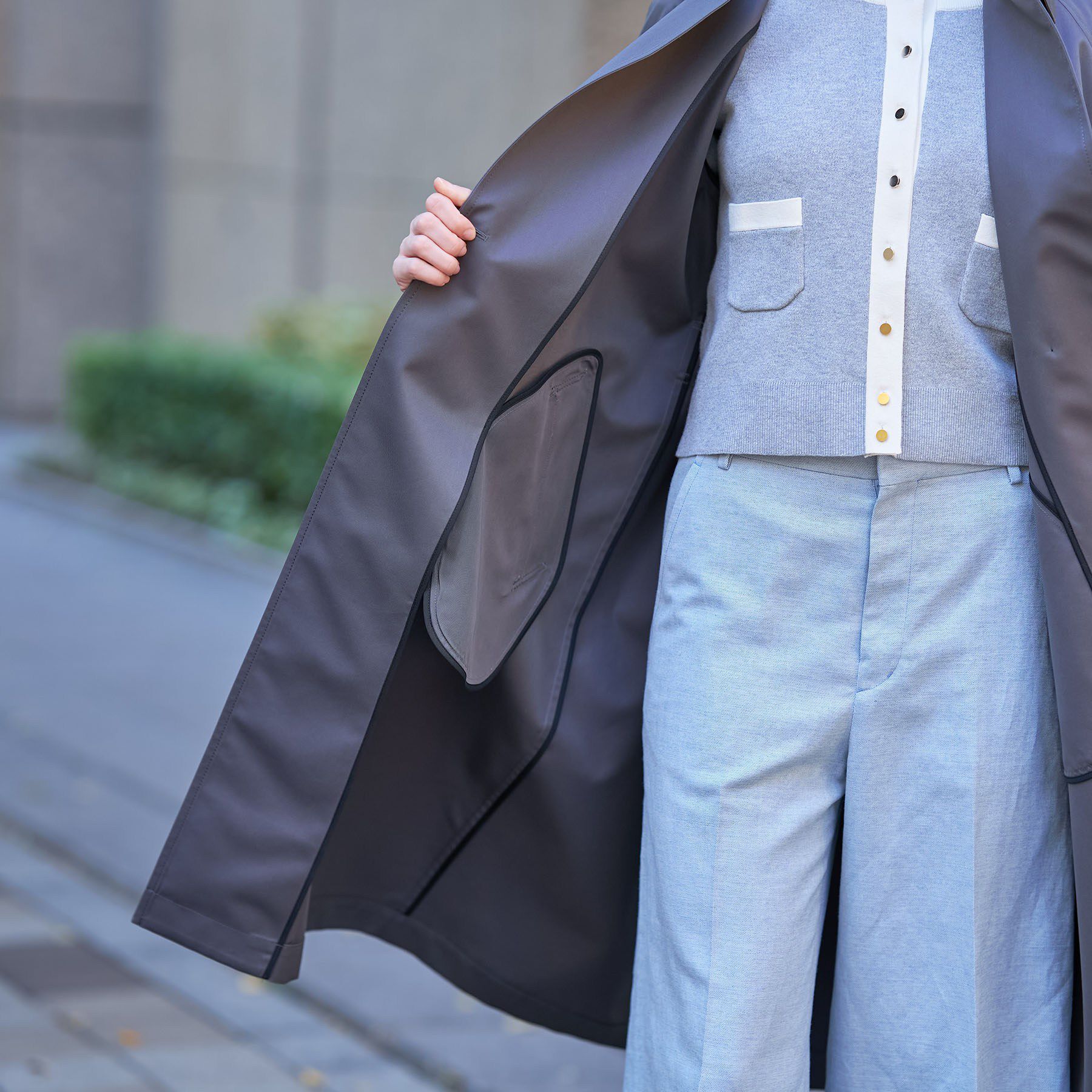 DRESSTERIOR「【ウォッシャブル/美シルエット】ライトトレンチコート」|トレンチコート|