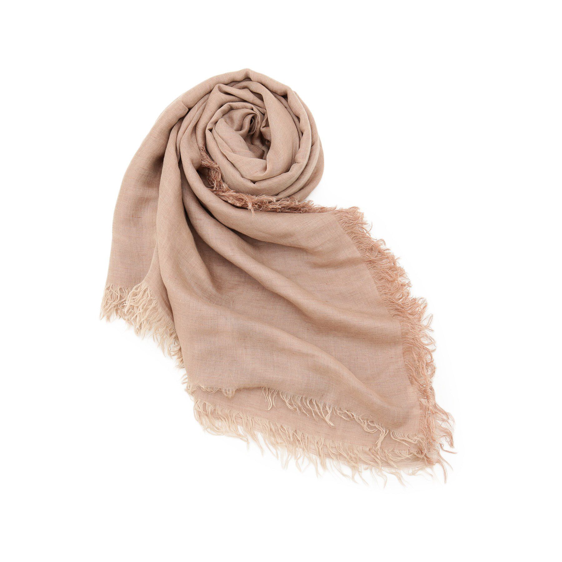 DRESSTERIOR「ASAUCE MELER（アソースメレ）リネンモダールシルクメランジュソリッドストール」|ストール|