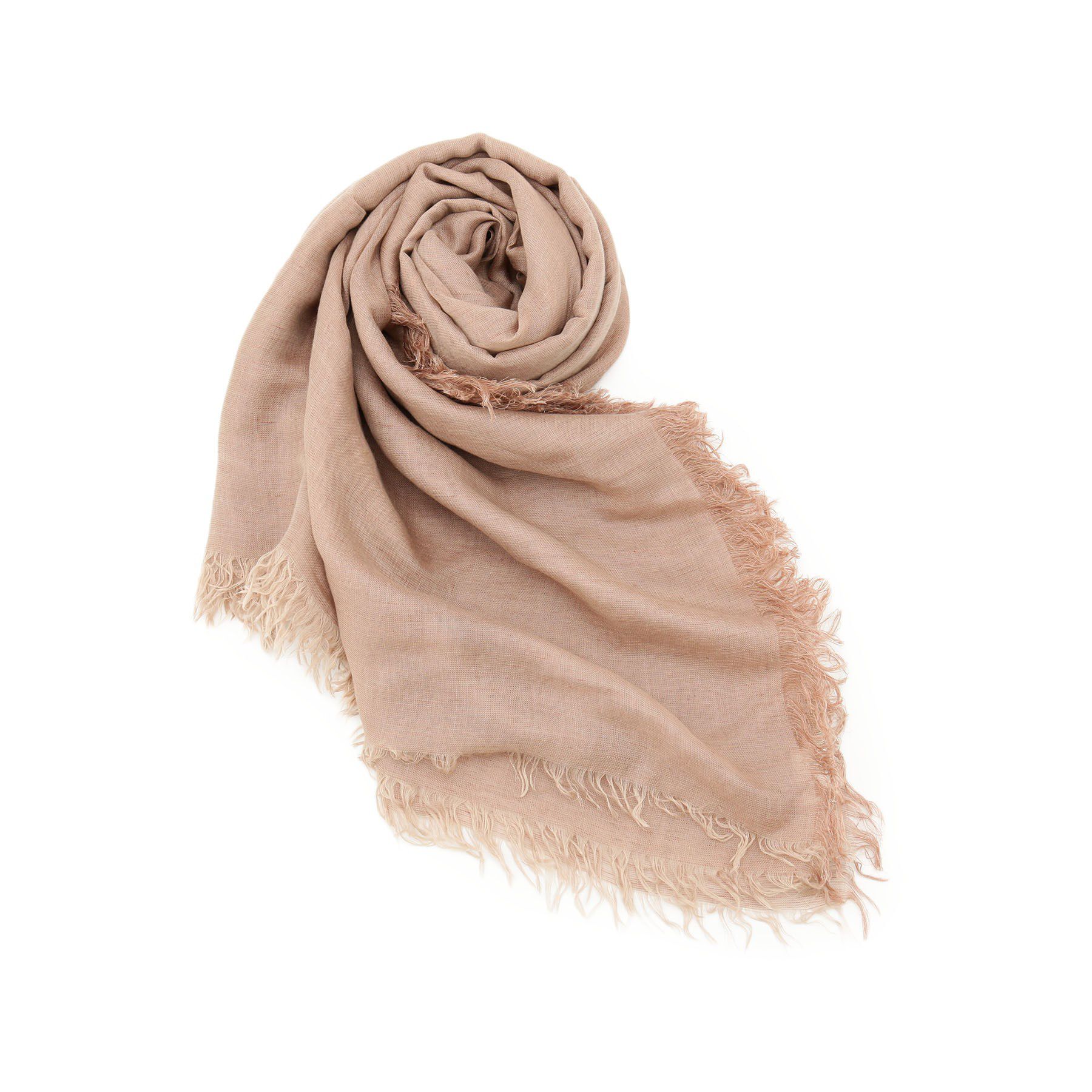 DRESSTERIOR「ASAUCE MELER（アソースメレ）リネンモダールシルクメランジュソリッドストール」|ストール|ライトピンク(070