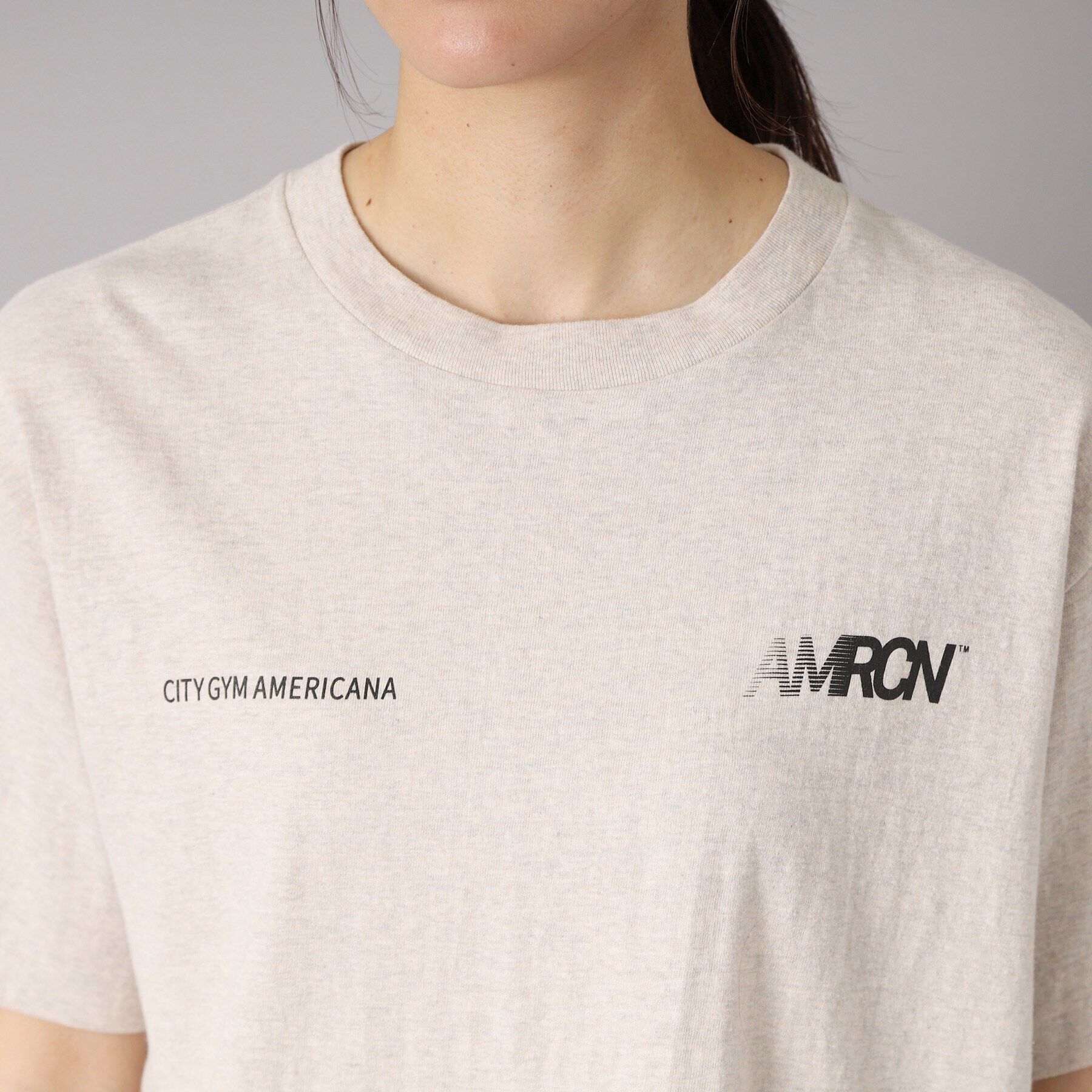 DRESSTERIOR「Americana（アメリカーナ） AMRCN ロゴTシャツ」|Tシャツ・カットソー|