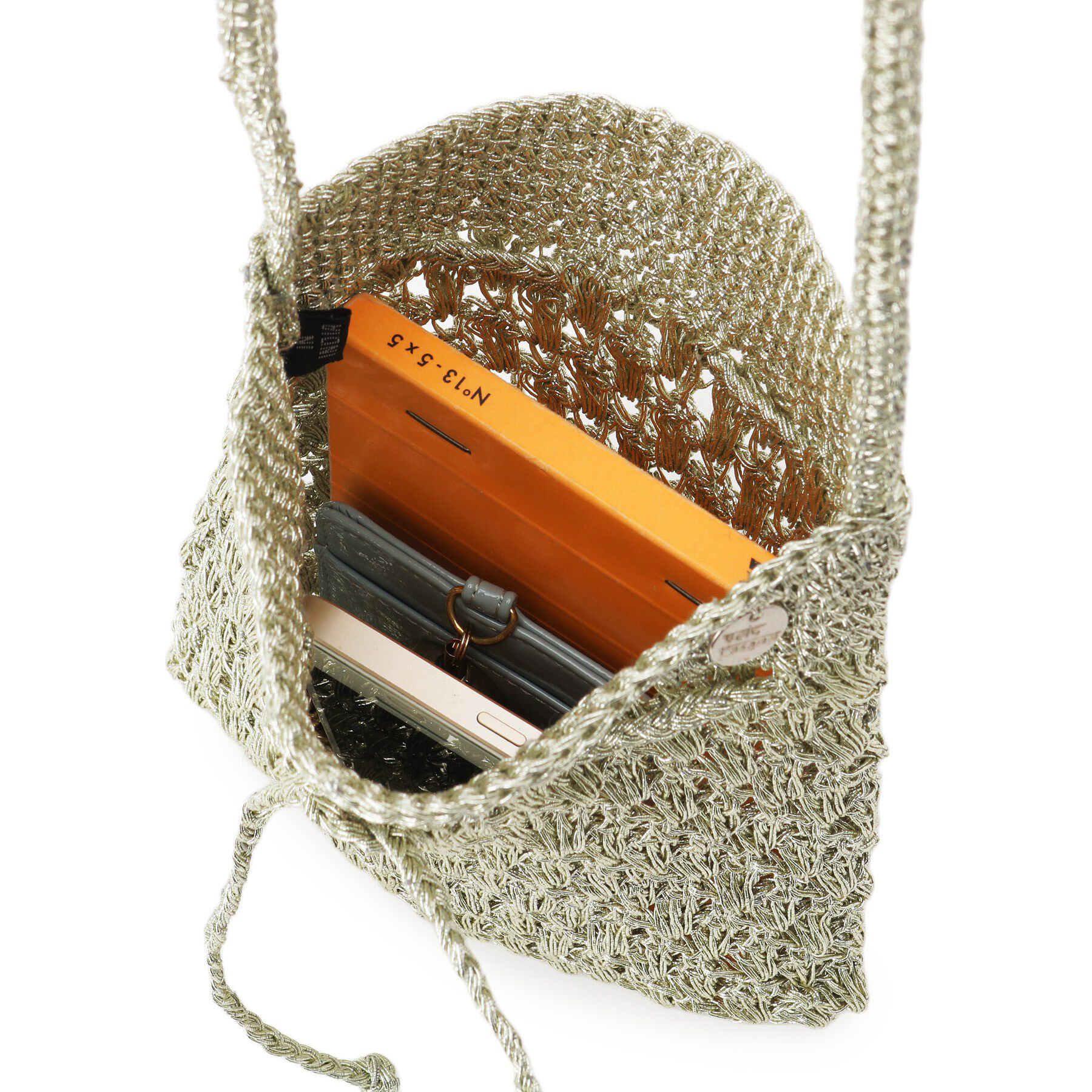 DRESSTERIOR「ne Quittez pas（ヌキテパ）METALLIC MACRAME SAKOCHE BAG」|ショルダー・メッセンジャー|