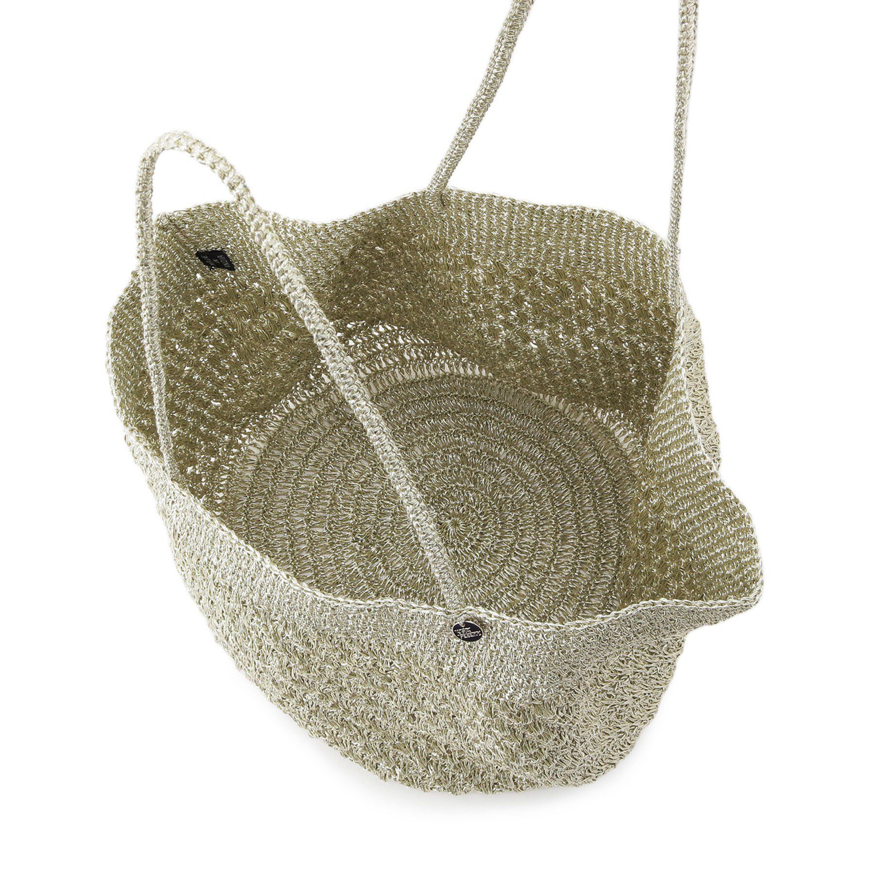 DRESSTERIOR「ne Quittez pas（ヌキテパ）METALLIC MACRAME BIG BAG」|トートバッグ|