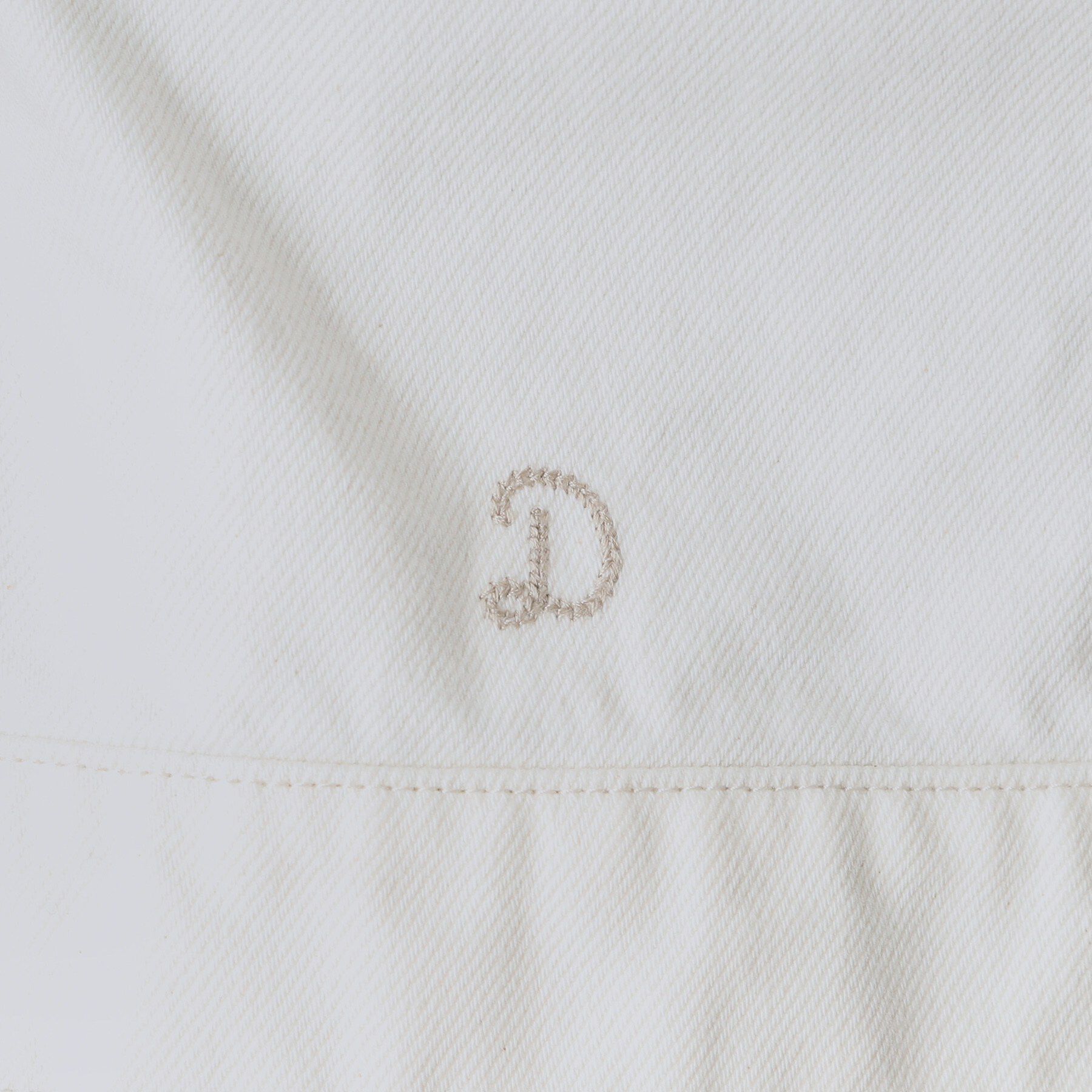 DRESSTERIOR「【ウォッシャブル】バンドカラー ホワイトＧジャン」|デニムジャケット|