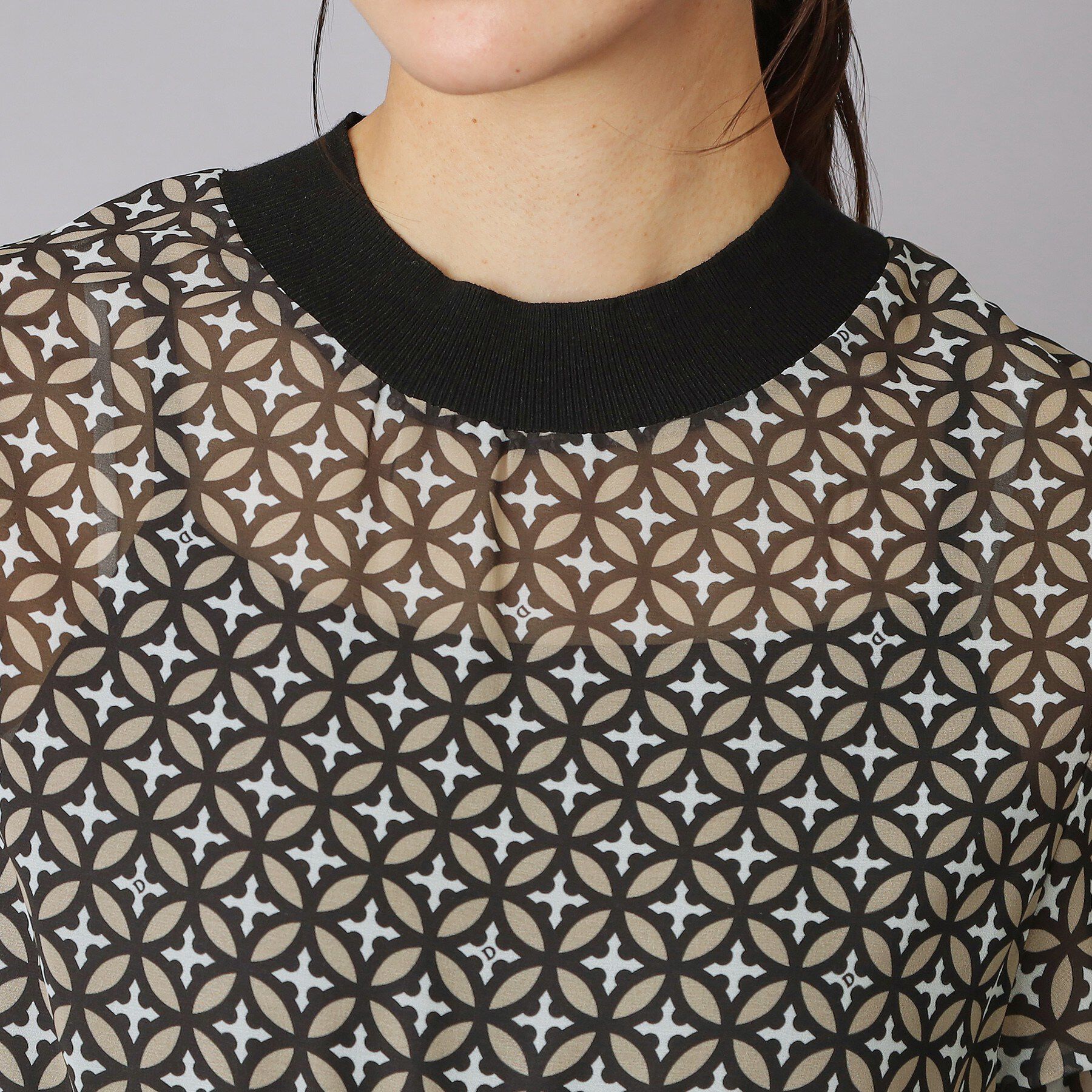 DRESSTERIOR「【大人MUSE5月号掲載/ウォッシャブル】オーバーラップサークル シアードレス」|ワンピース|