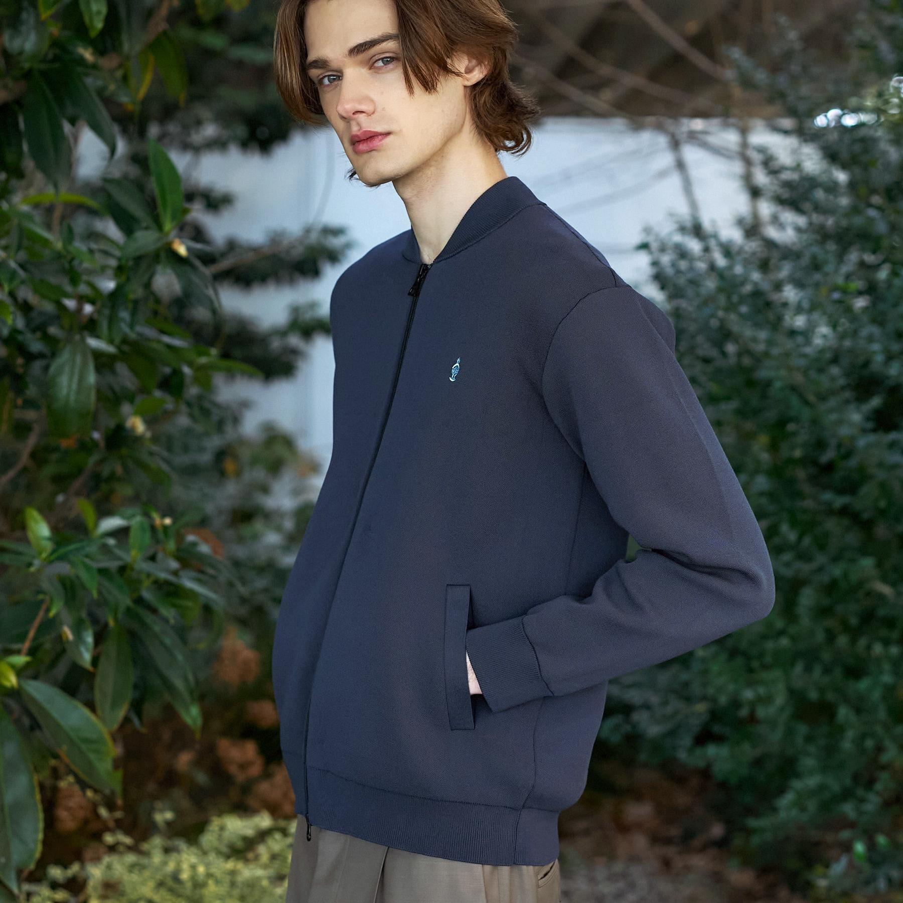 DRESSTERIOR「スプリング ニットブルゾン」|ブルゾン・スタジャン|