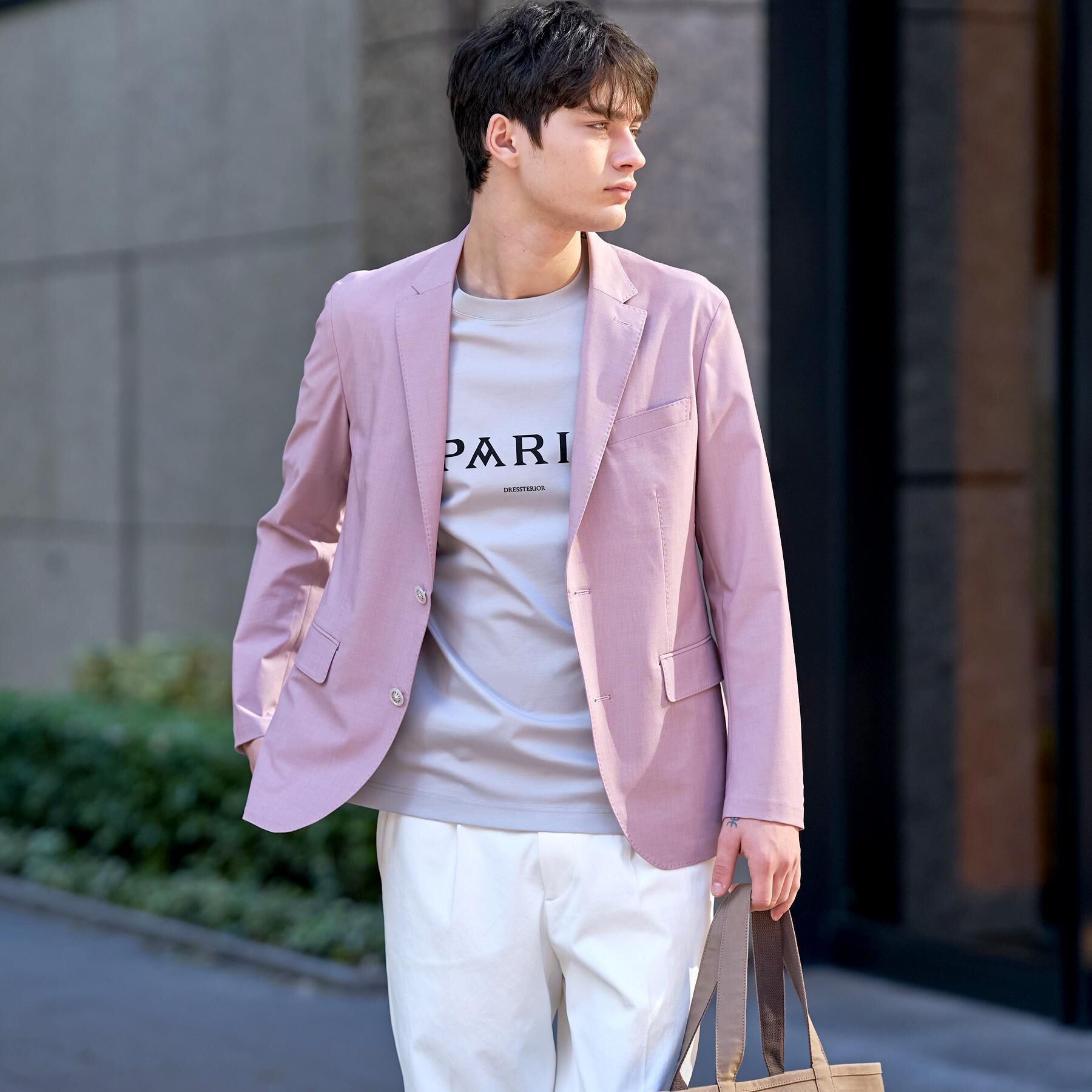 DRESSTERIOR「【セットアップ可/MonoMax4月号掲載/Safari5月号掲載】CARREMAN ストレッチジャ」|テーラードジャケット|