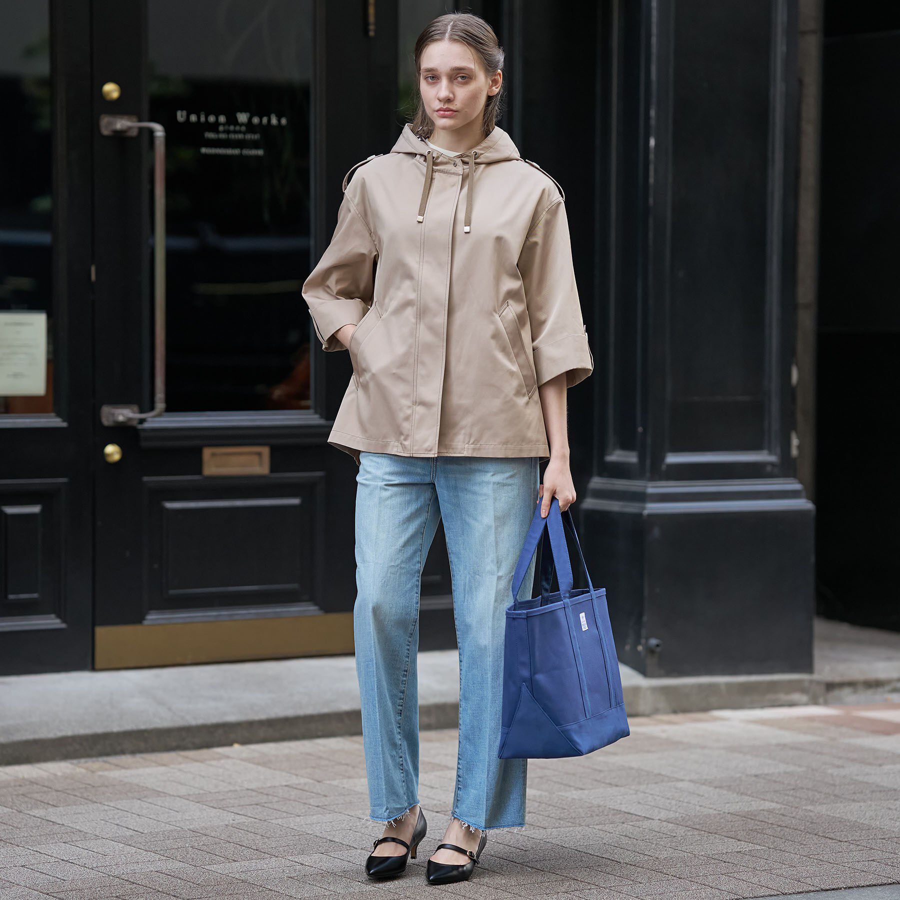 DRESSTERIOR「【ウォッシャブル/撥水素材】Ａライン ショートモッズコート」|ブルゾン・スタジャン|