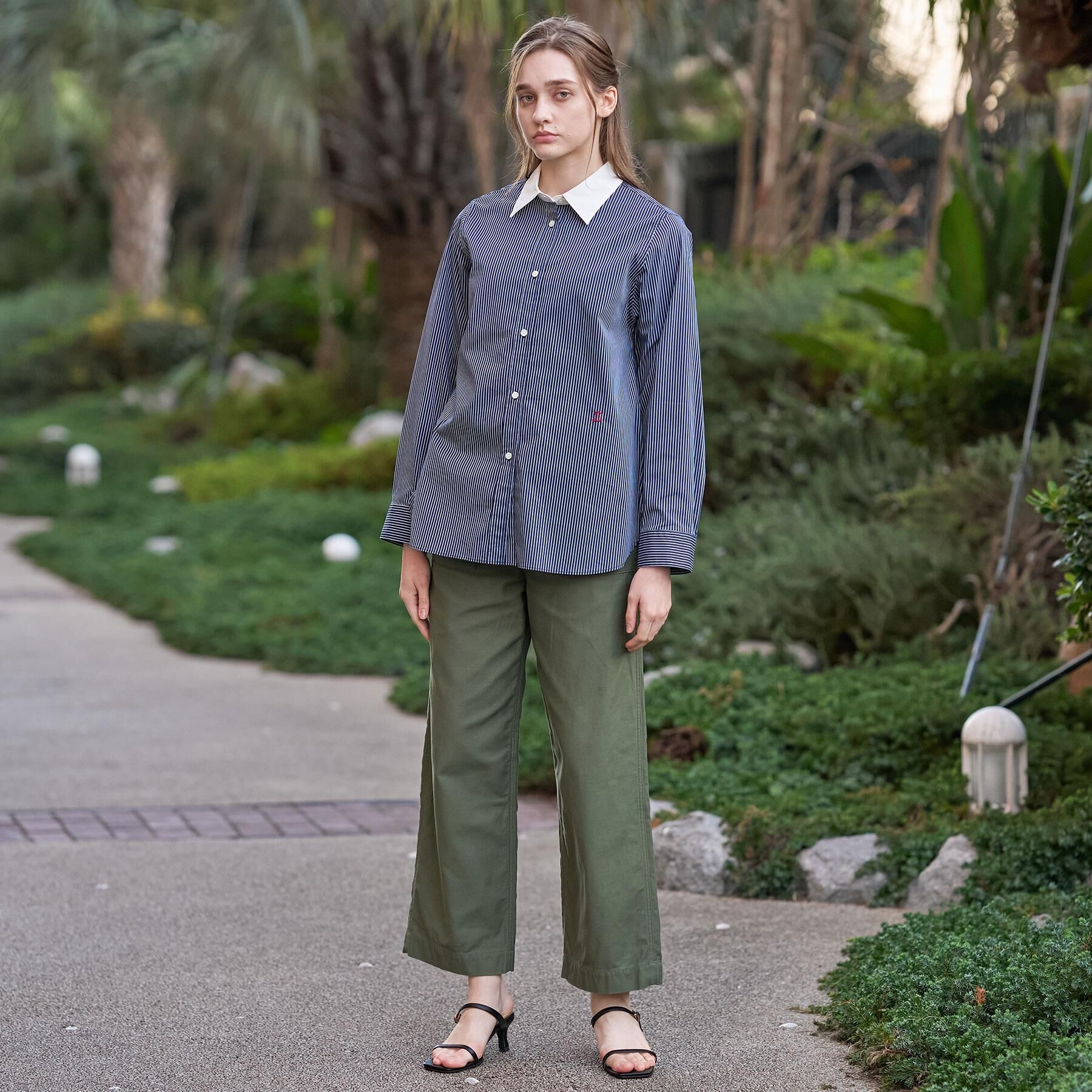 DRESSTERIOR「オーバーシルエットクレリックシャツ」|シャツ・ブラウス|