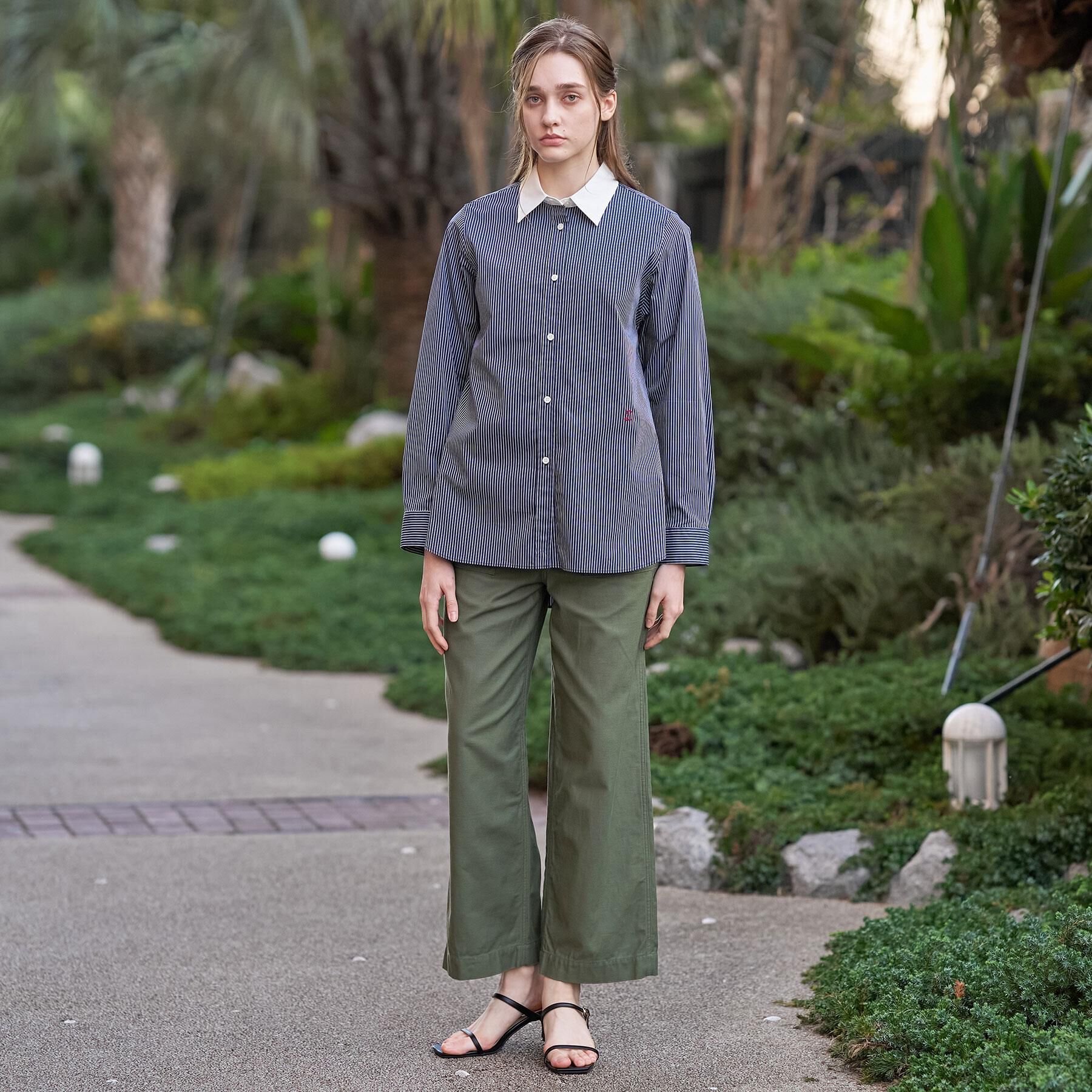 DRESSTERIOR「オーバーシルエットクレリックシャツ」|シャツ・ブラウス|