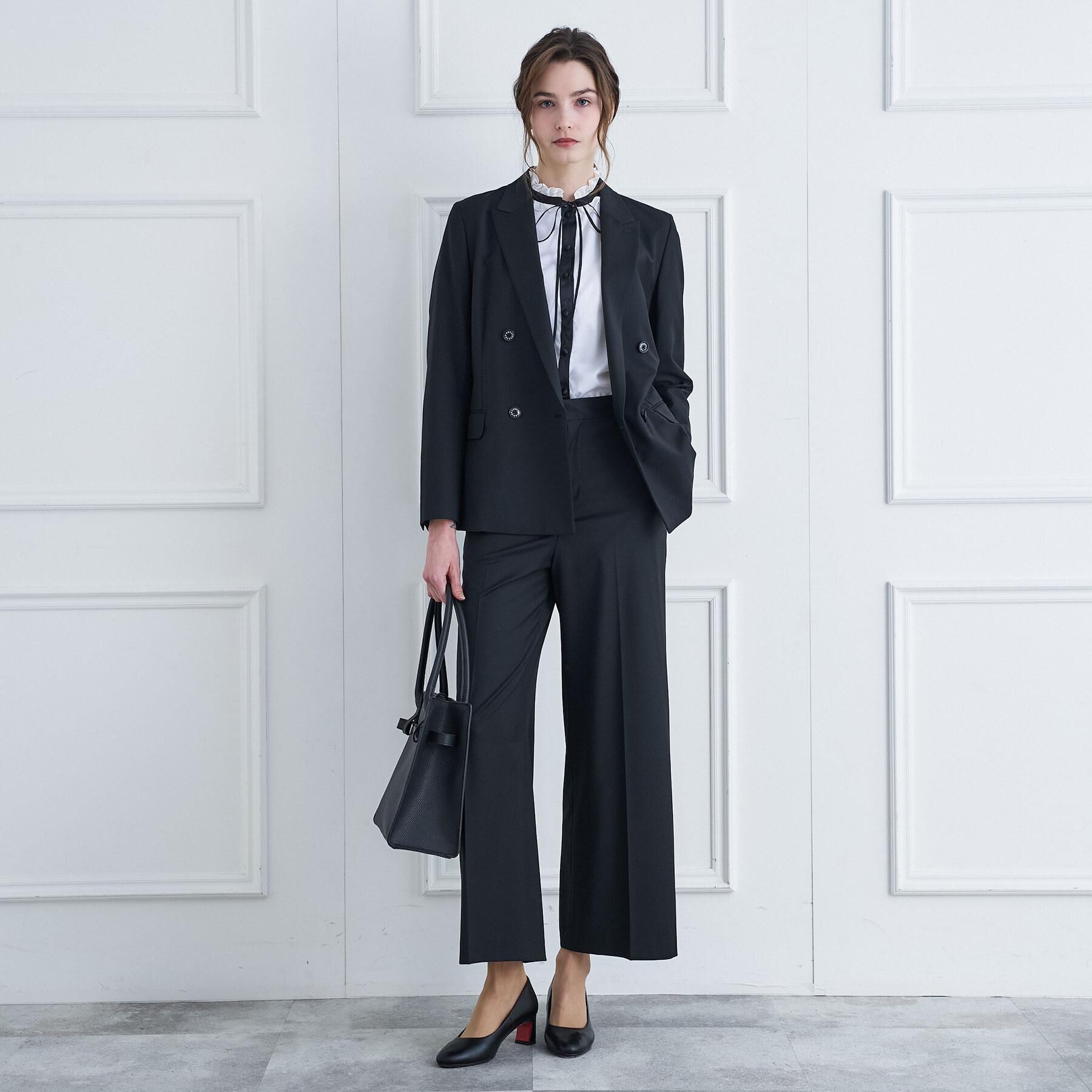 DRESSTERIOR「【セットアップ可】ピークドダブルライトストレッチジャケット」|テーラードジャケット|