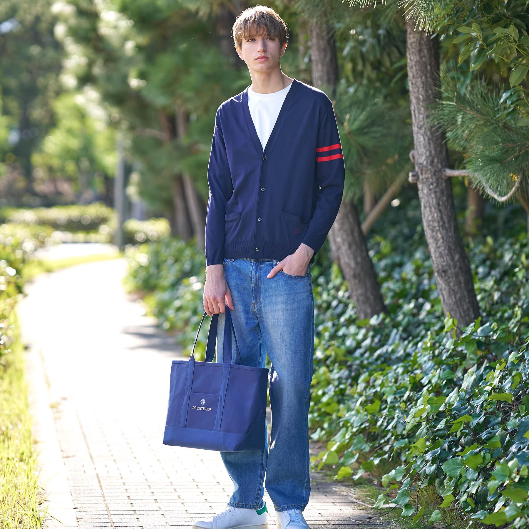 DRESSTERIOR「【ウォッシャブル】コットンシルク ニットカーディガン」|カーディガン|