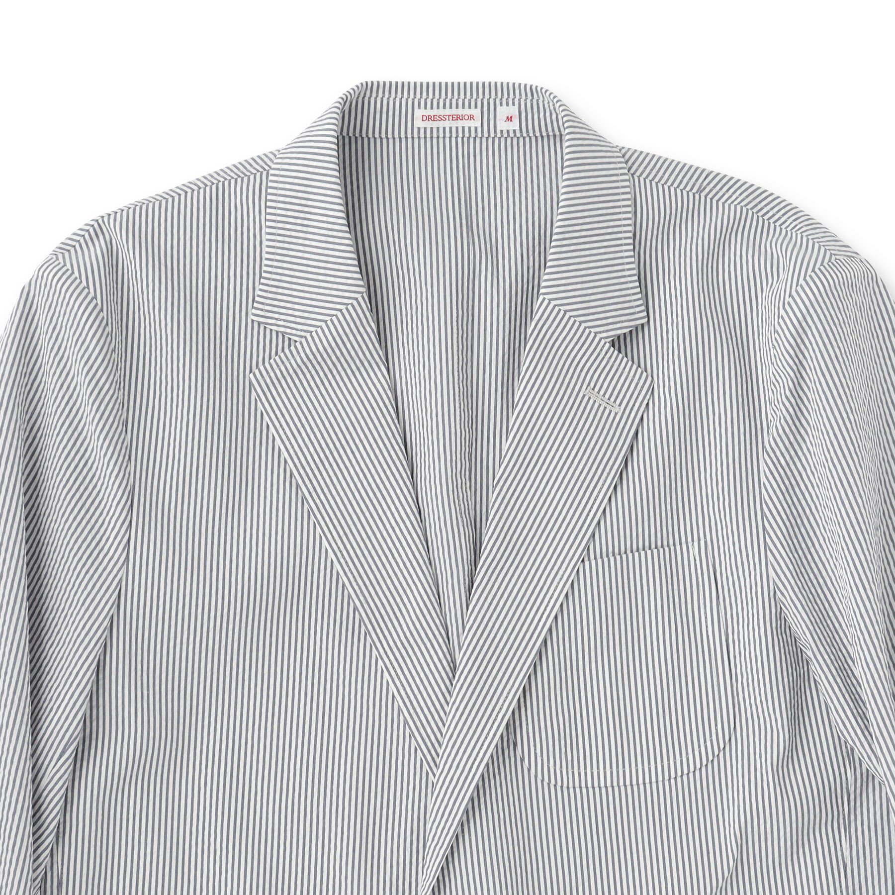 DRESSTERIOR「【吸湿速乾/セットアップ可】COOLMAX シアサッカー サマージャケット」|テーラードジャケット|