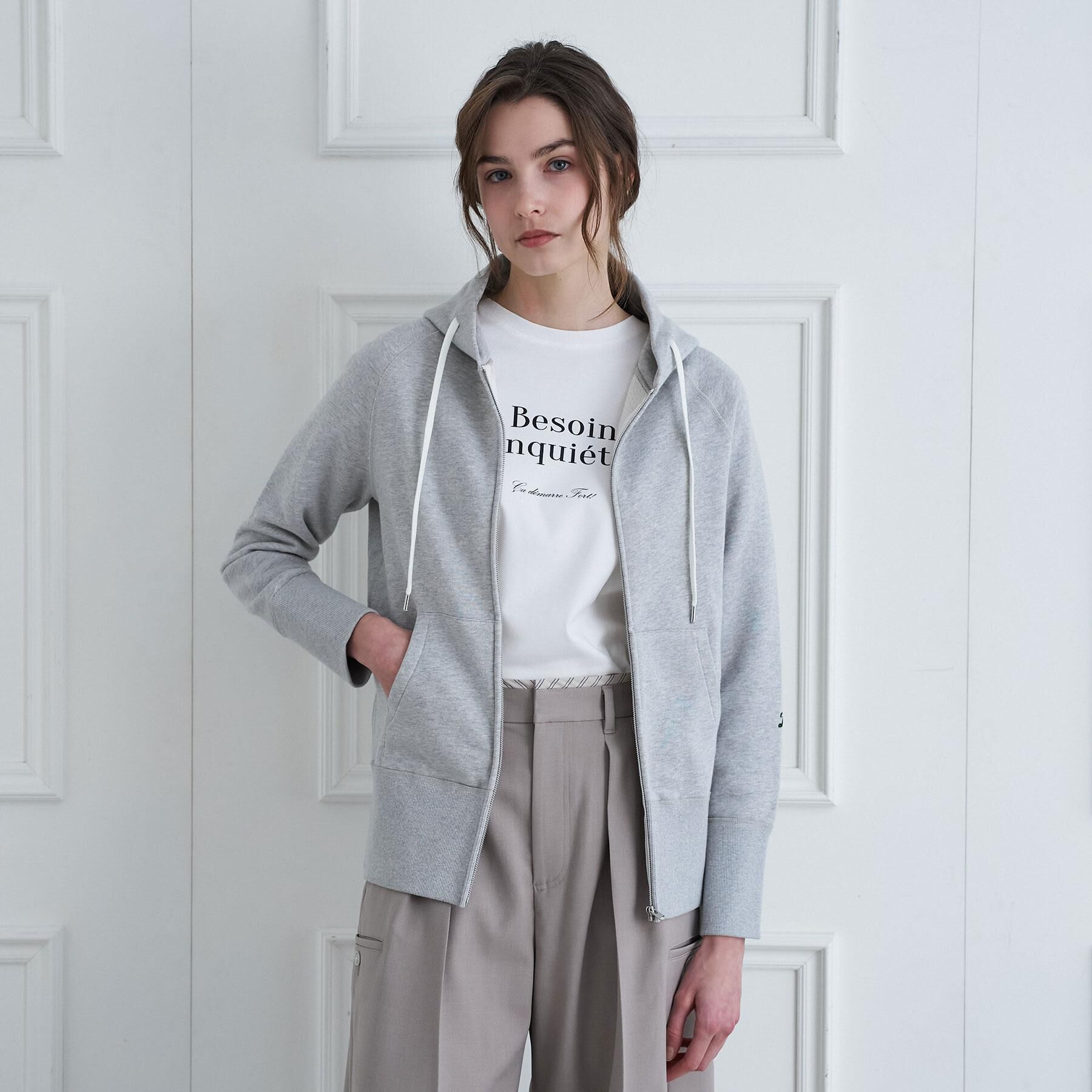 DRESSTERIOR「【春夏/寒暖差対応】ライト裏毛フーディー」|パーカー|