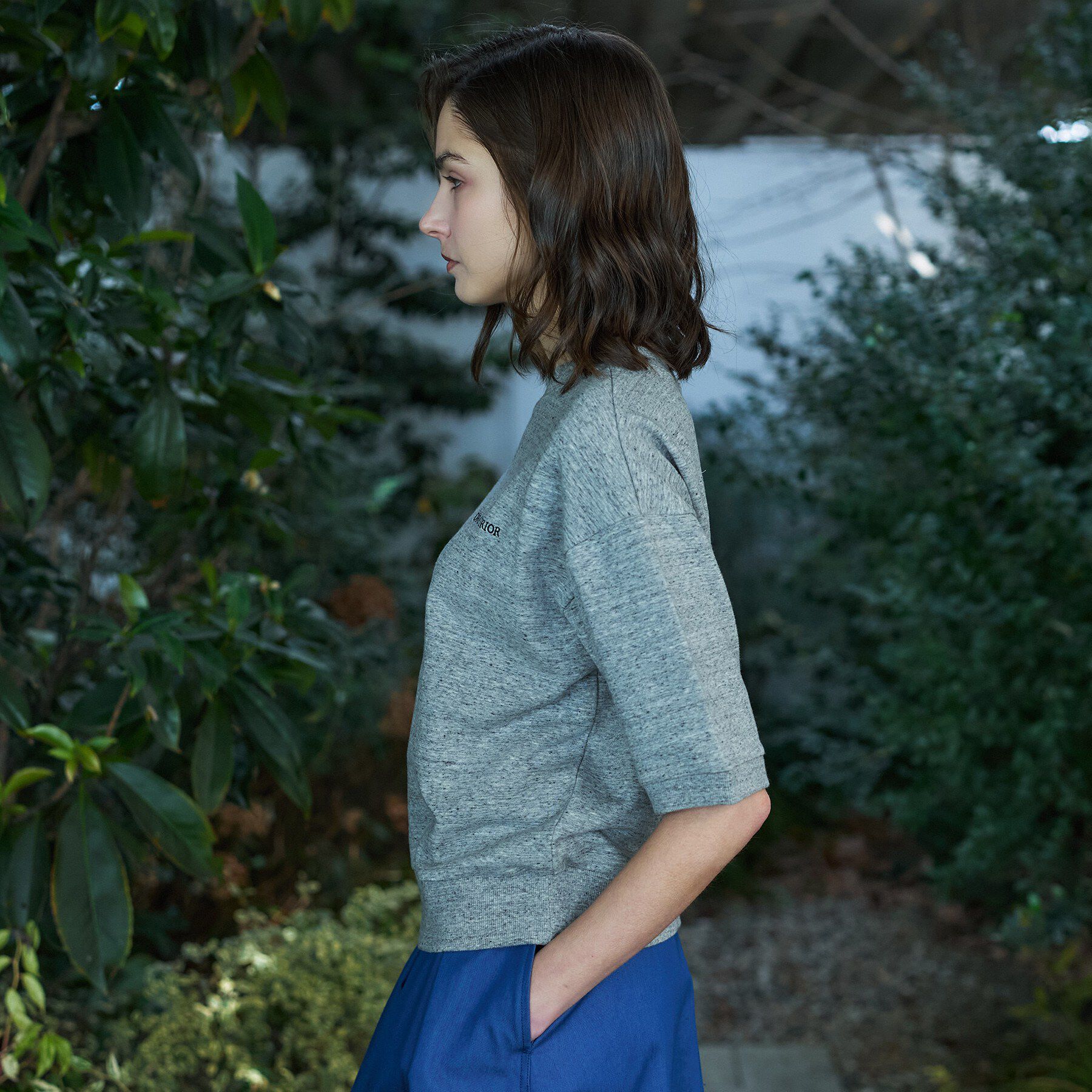 DRESSTERIOR「ストレッチ裏毛ハーフスリーブプルオーバー」|Tシャツ・カットソー|