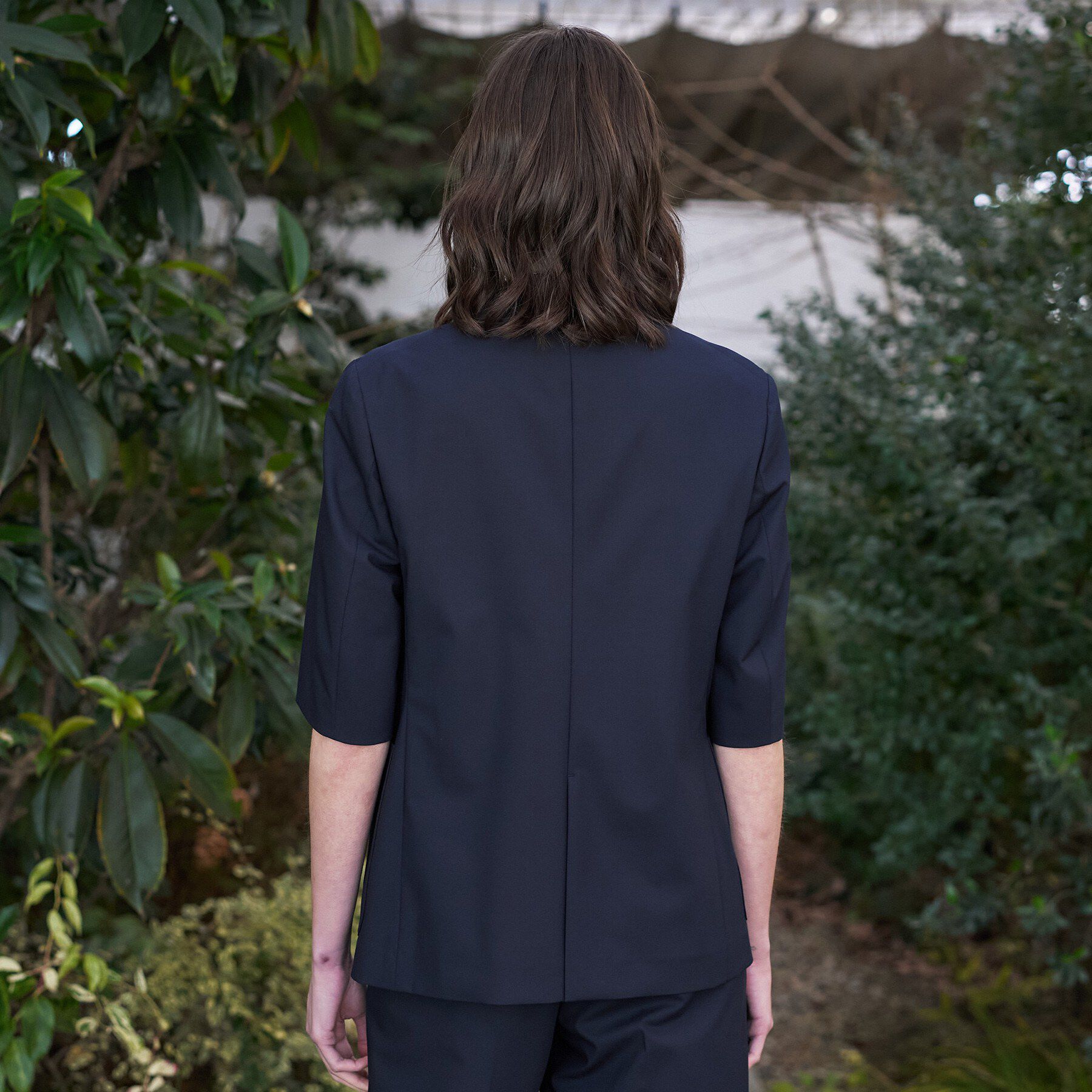 DRESSTERIOR「【接触冷感/UVカット/セットアップ可】 2WAYストレッチスリークオータージャケット」|テーラードジャケット|