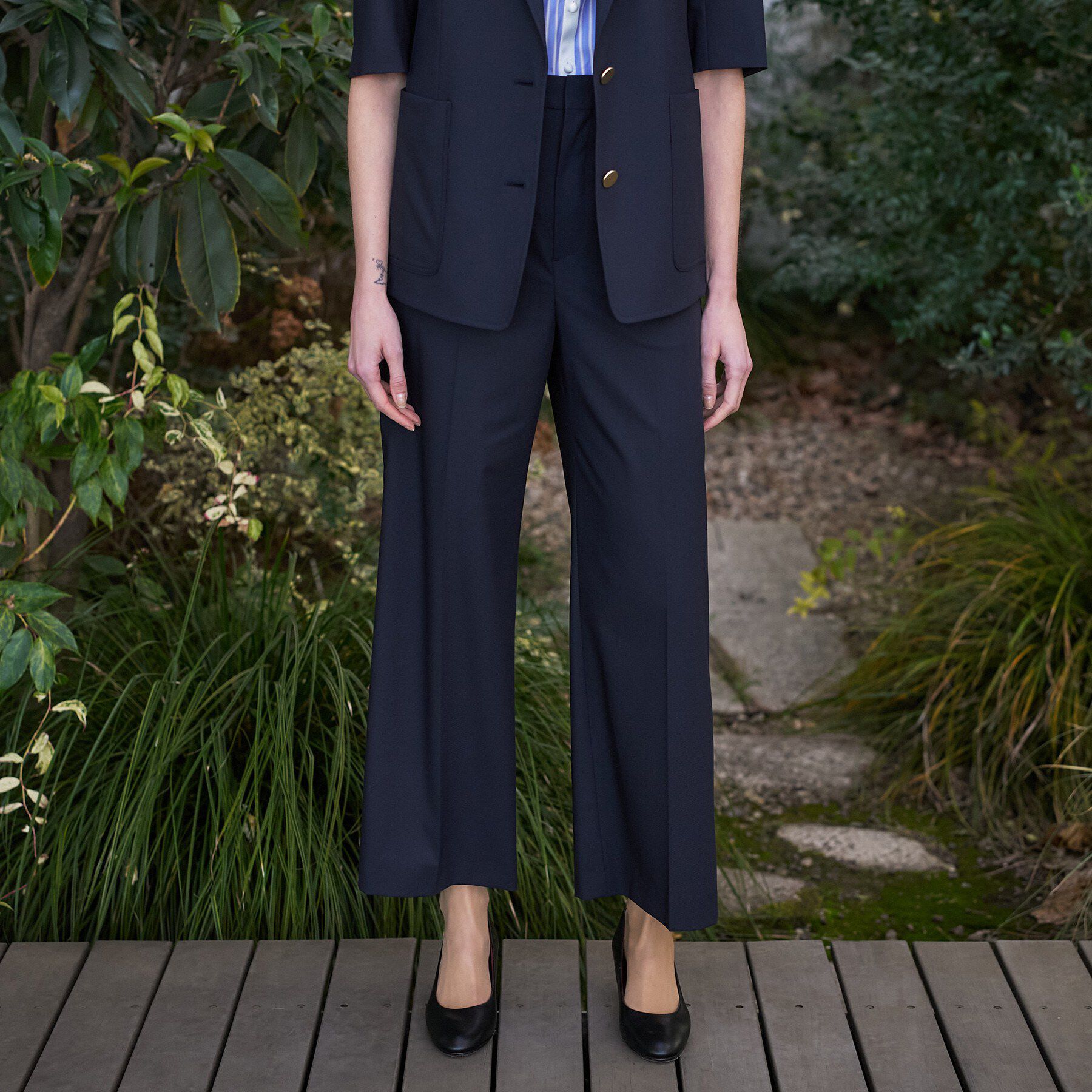 DRESSTERIOR「【接触冷感／セットアップ可】2WAYストレッチワイドパンツ」|その他|