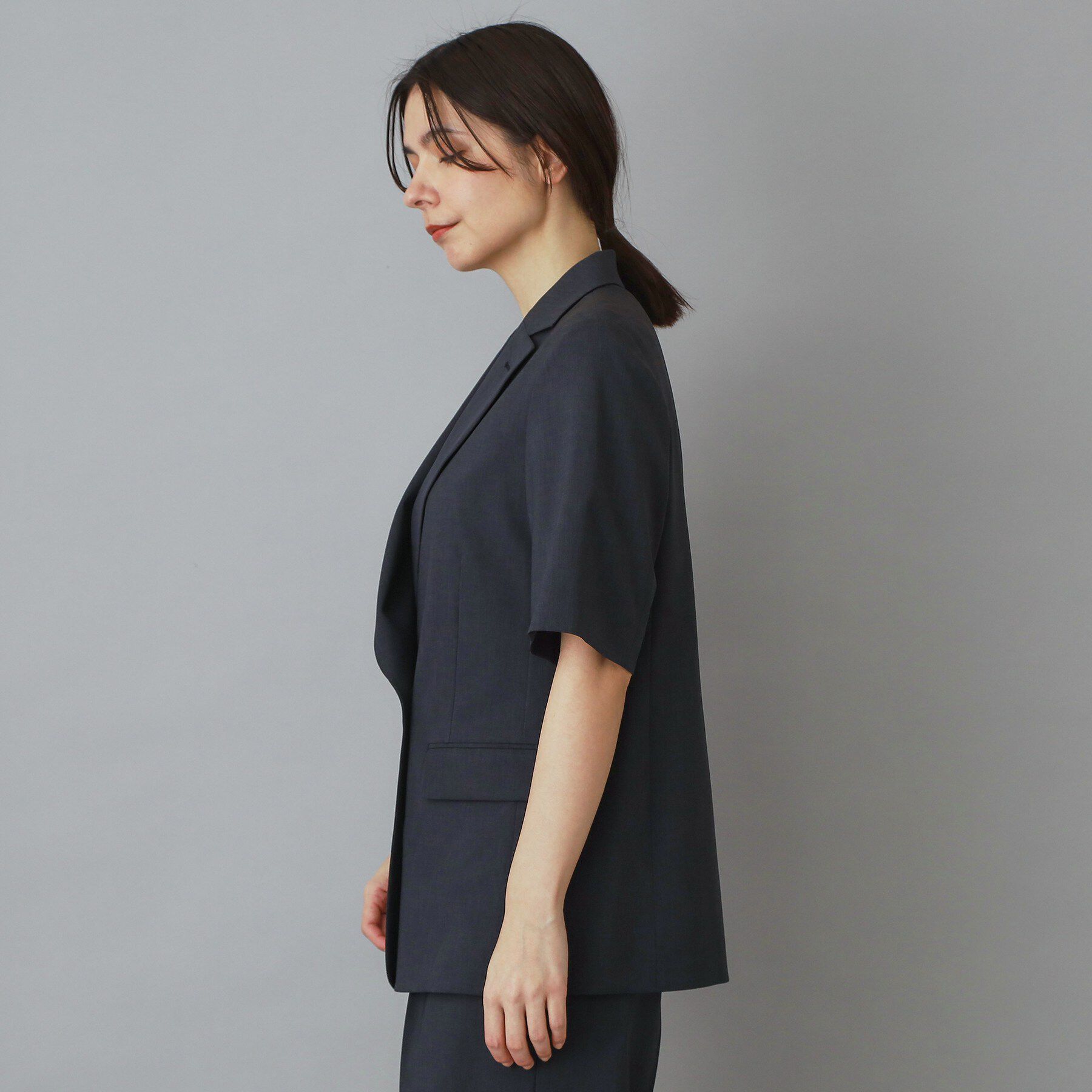 DRESSTERIOR「【大人MUSE5月号掲載/セットアップ可】ウォッシャブルイージーサマージャケット」|テーラードジャケット|