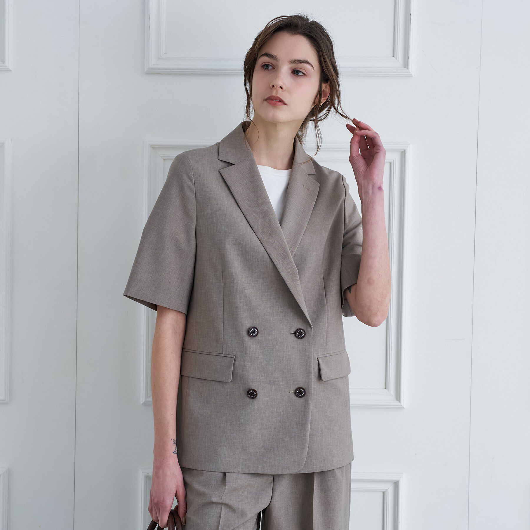 DRESSTERIOR「【大人MUSE5月号掲載/セットアップ可】ウォッシャブルイージーサマージャケット」|テーラードジャケット|