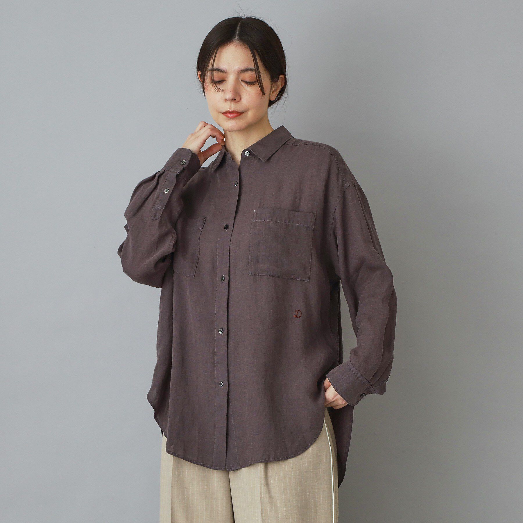 DRESSTERIOR「ガーメントダイラミーシャツ」|シャツ・ブラウス|