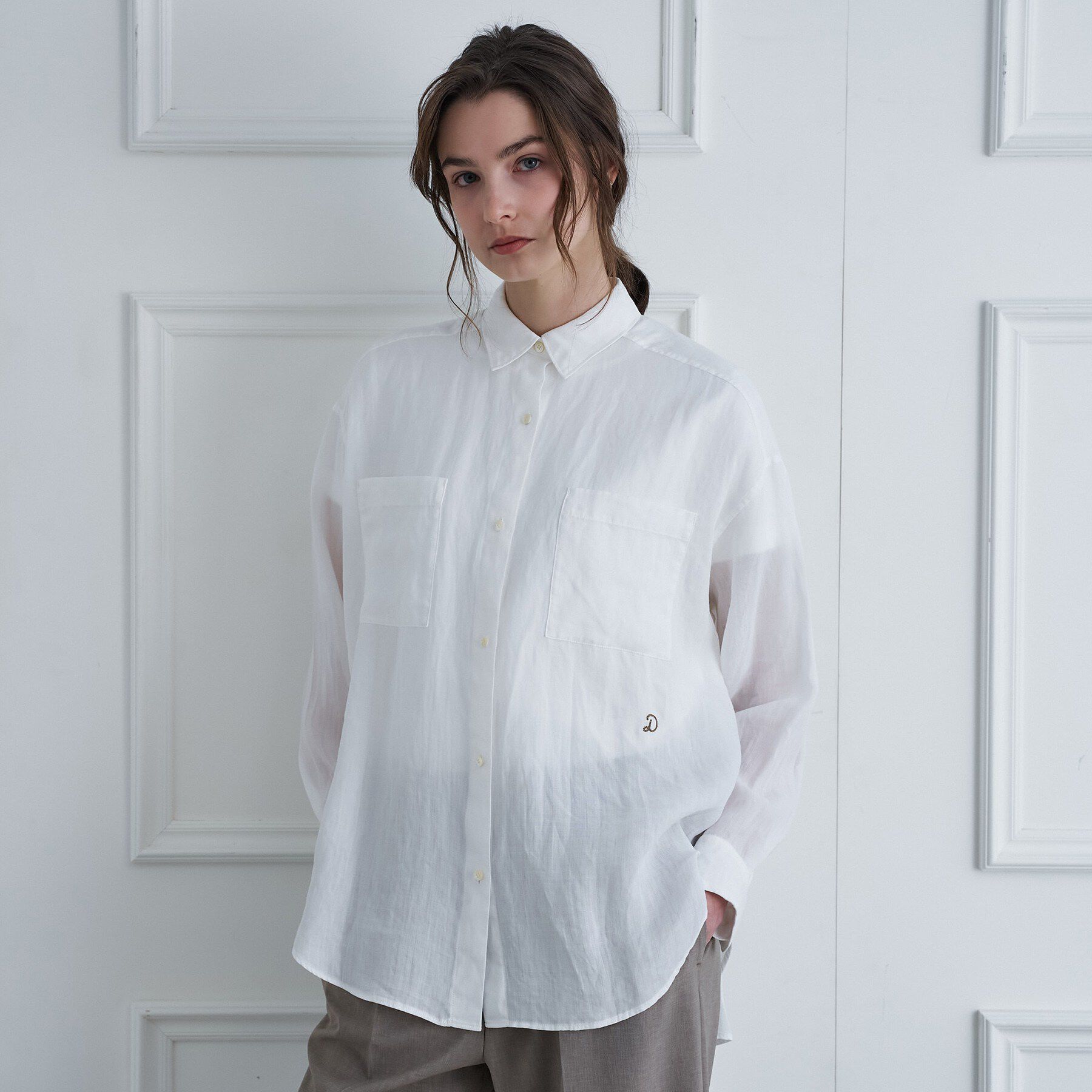 DRESSTERIOR「ガーメントダイラミーシャツ」|シャツ・ブラウス|