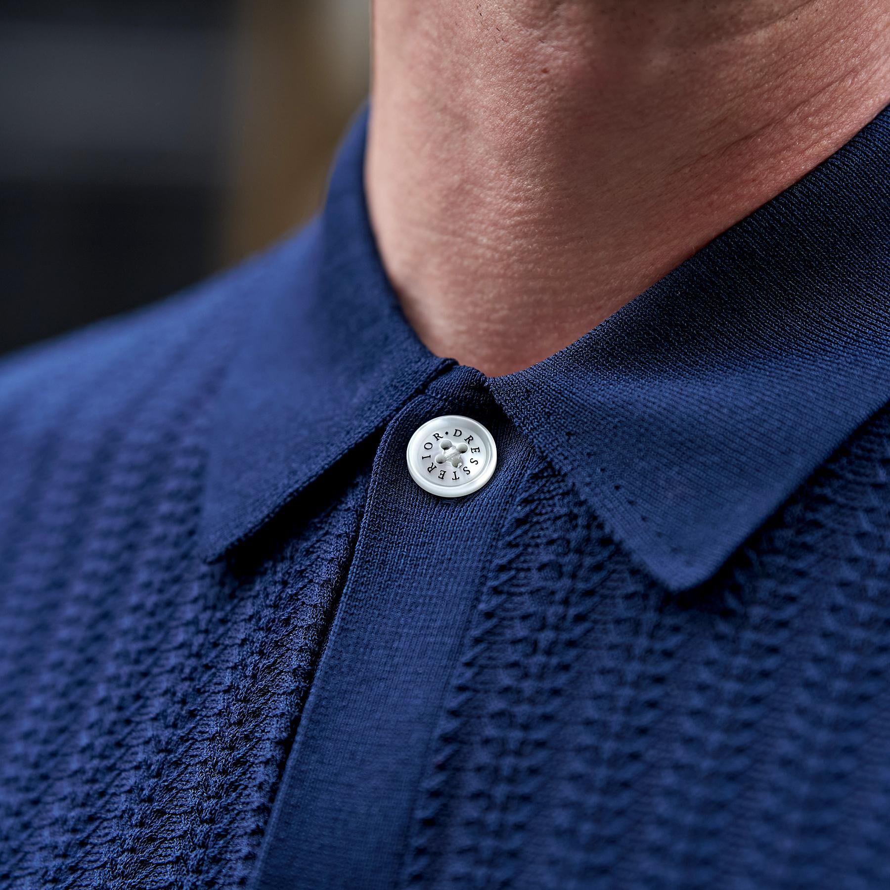 DRESSTERIOR「【Safari5月号掲載】ウォッシャブル キューバニットシャツ」|ニット・セーター|