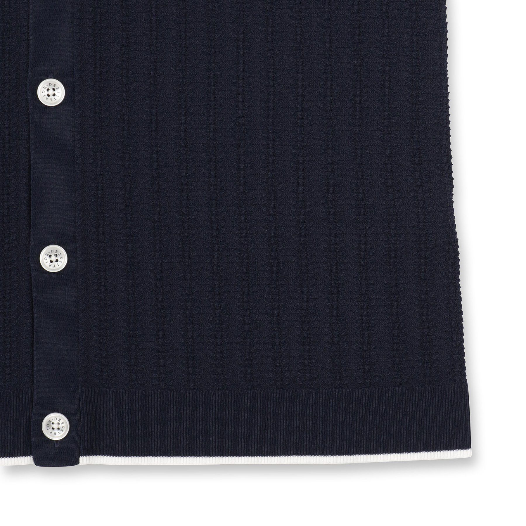 DRESSTERIOR「【Safari5月号掲載】ウォッシャブル キューバニットシャツ」|ニット・セーター|