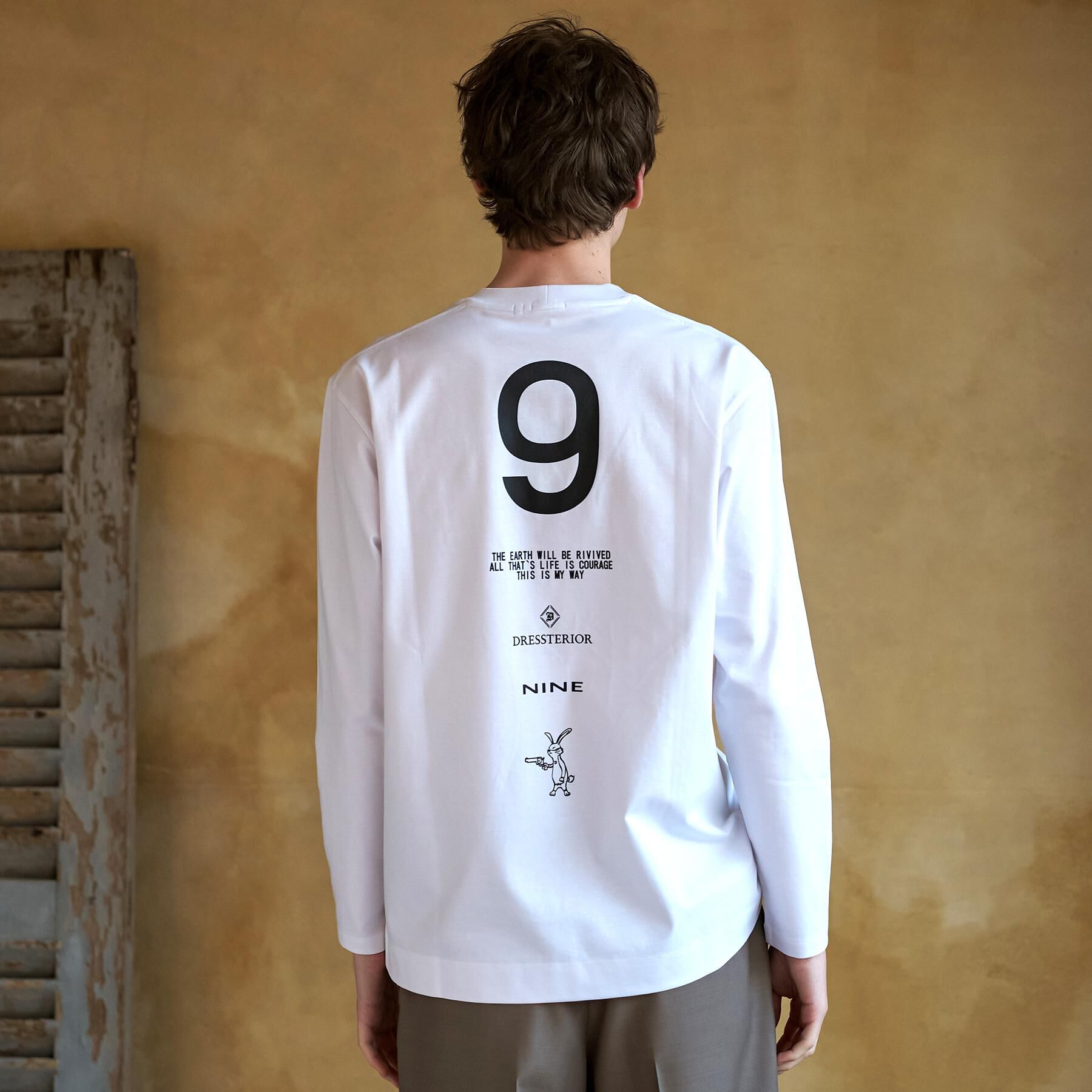 DRESSTERIOR「【接触冷感/UVカット/抗菌防臭/しわ防止】クールデオドラント ロングTシャツ」|Tシャツ・カットソー|