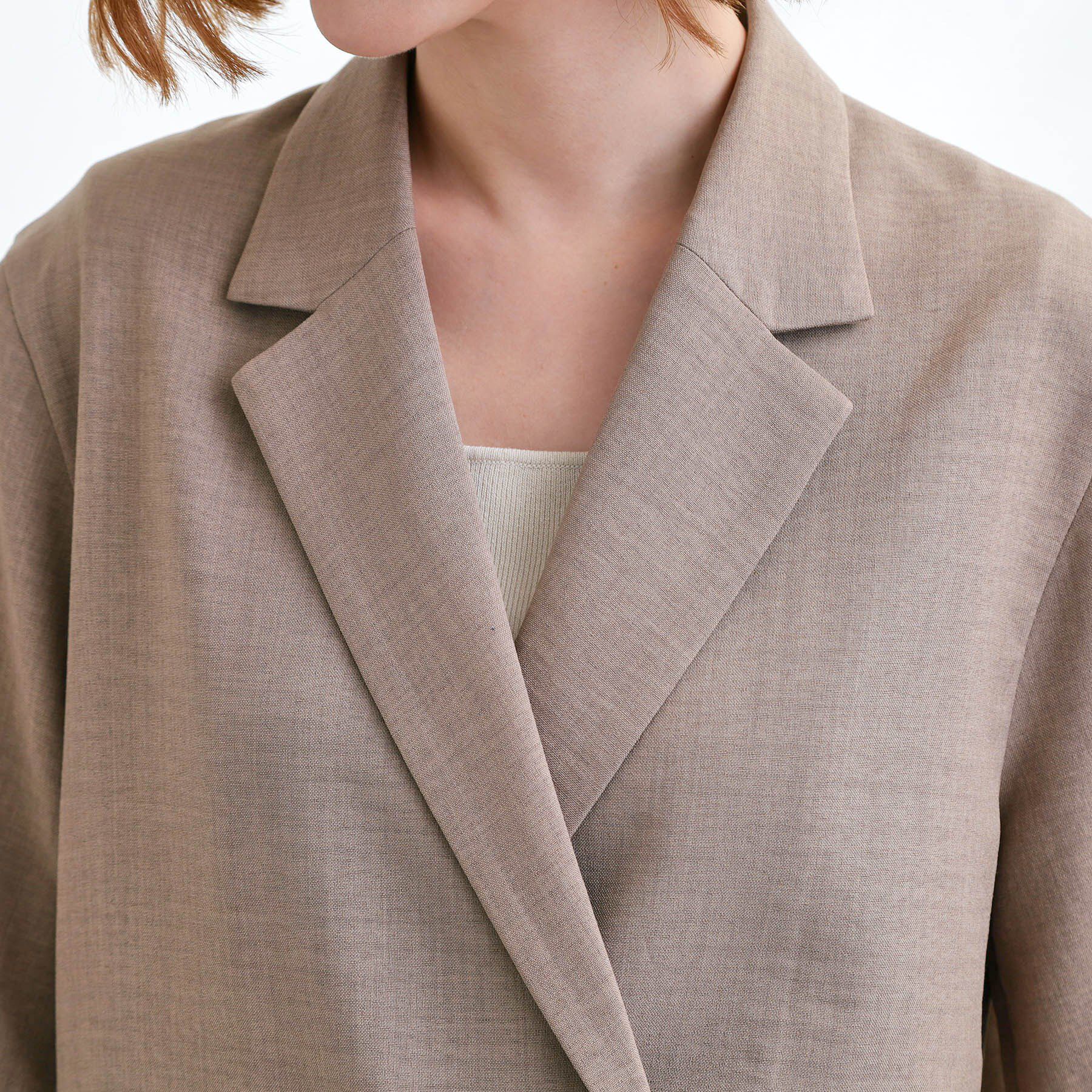 grove「軽やかに羽織れて、きちんと見え ハーフスリーブテーラードジャケット」|テーラードジャケット|