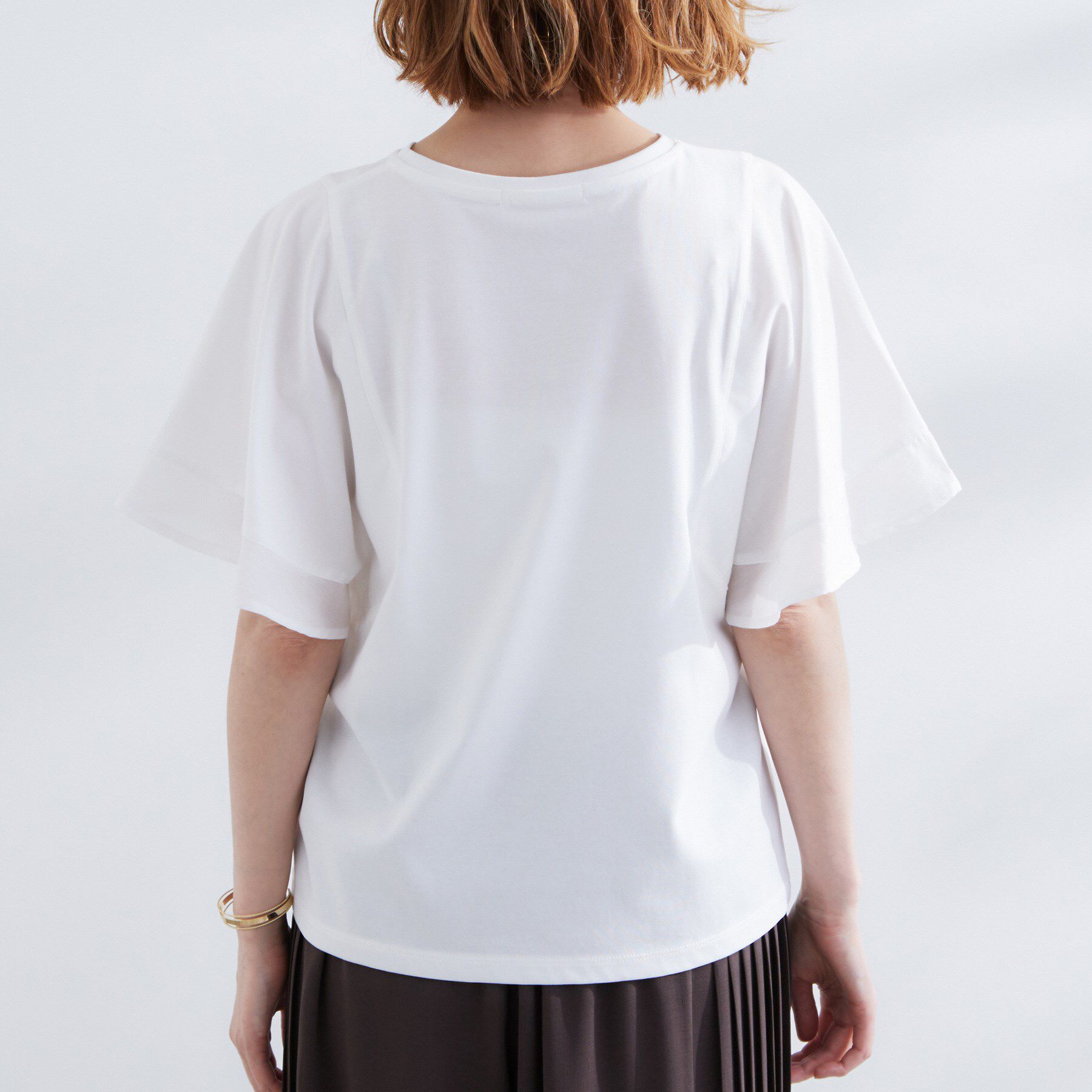 grove「【UVカット/二の腕カバー】1枚で着映えするフレアスリーブデザイン」|Tシャツ・カットソー|