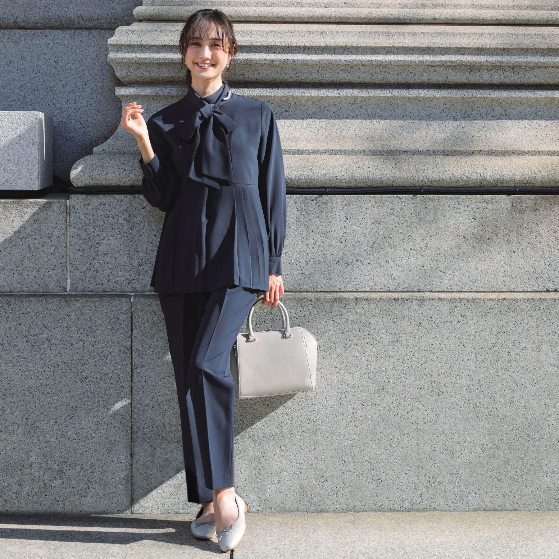 grove「【マシンウォッシュ／防シワ/SS-3L】ストレッチテーパードパンツ」|その他|