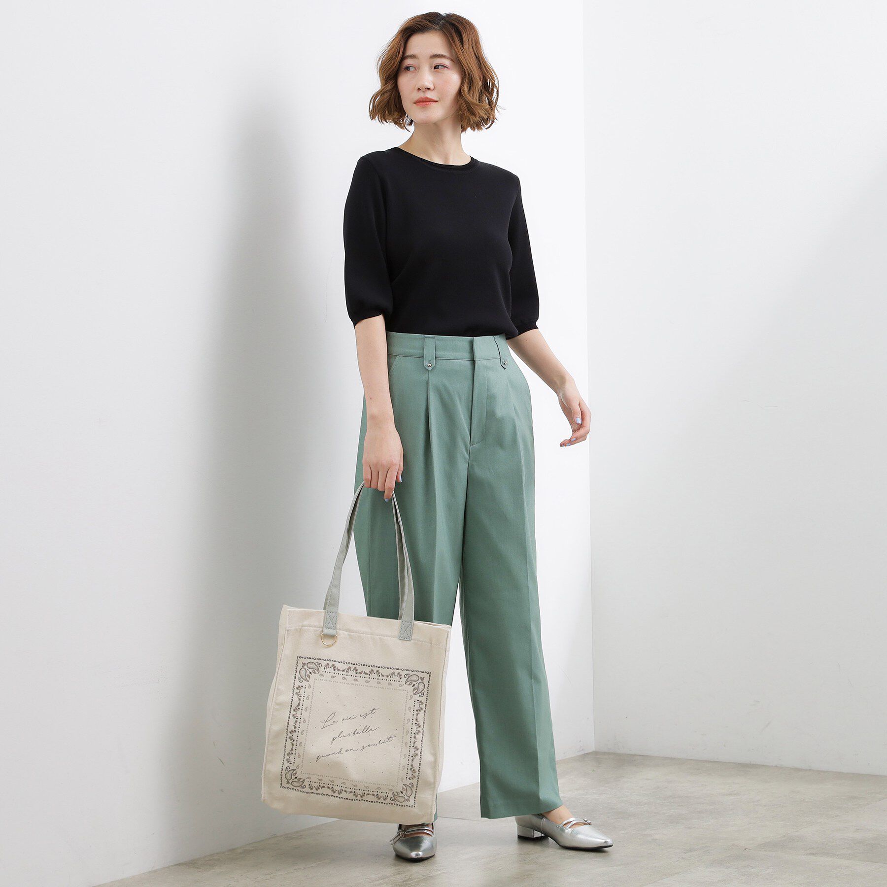 grove「【A4】多機能バンダナプリントトート」|トートバッグ|