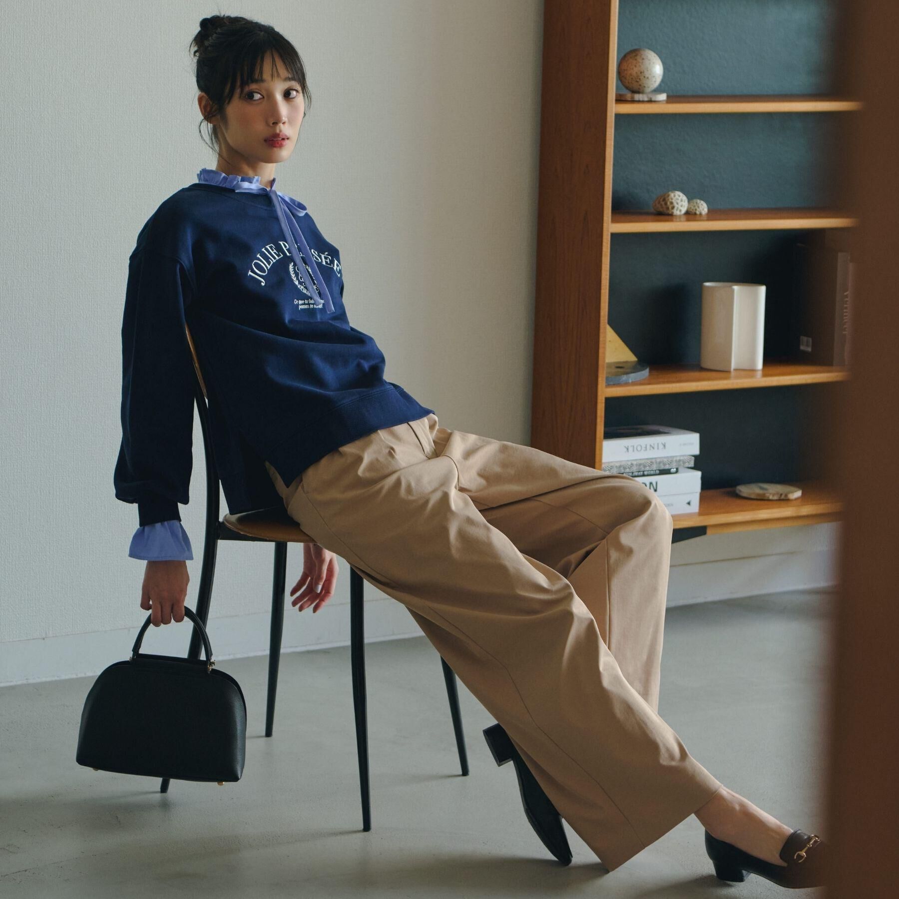 grove「フリルカラーリボンブラウス」|シャツ・ブラウス|