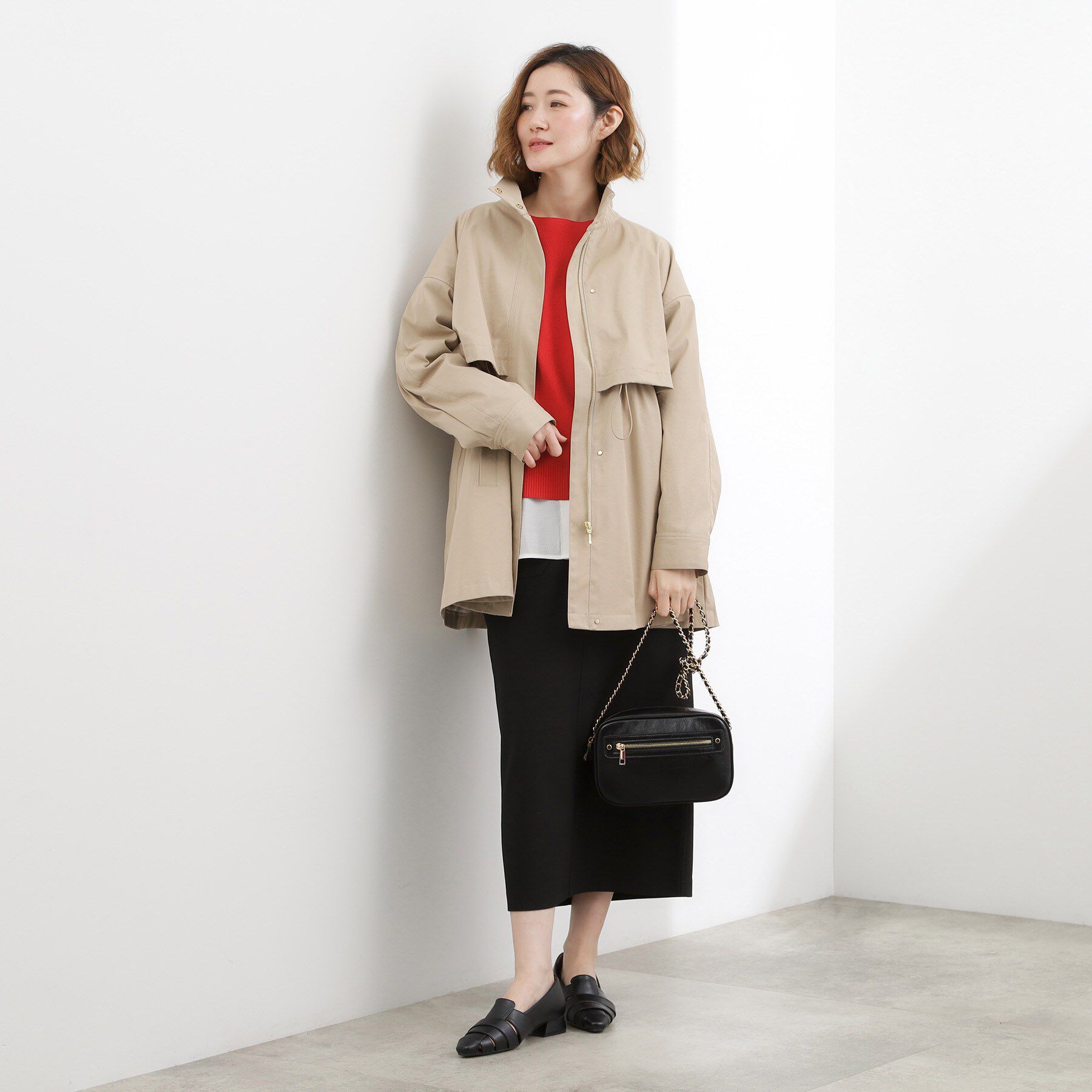 grove「スクエアZipポケチェーンショルダー」|ショルダー・メッセンジャー|