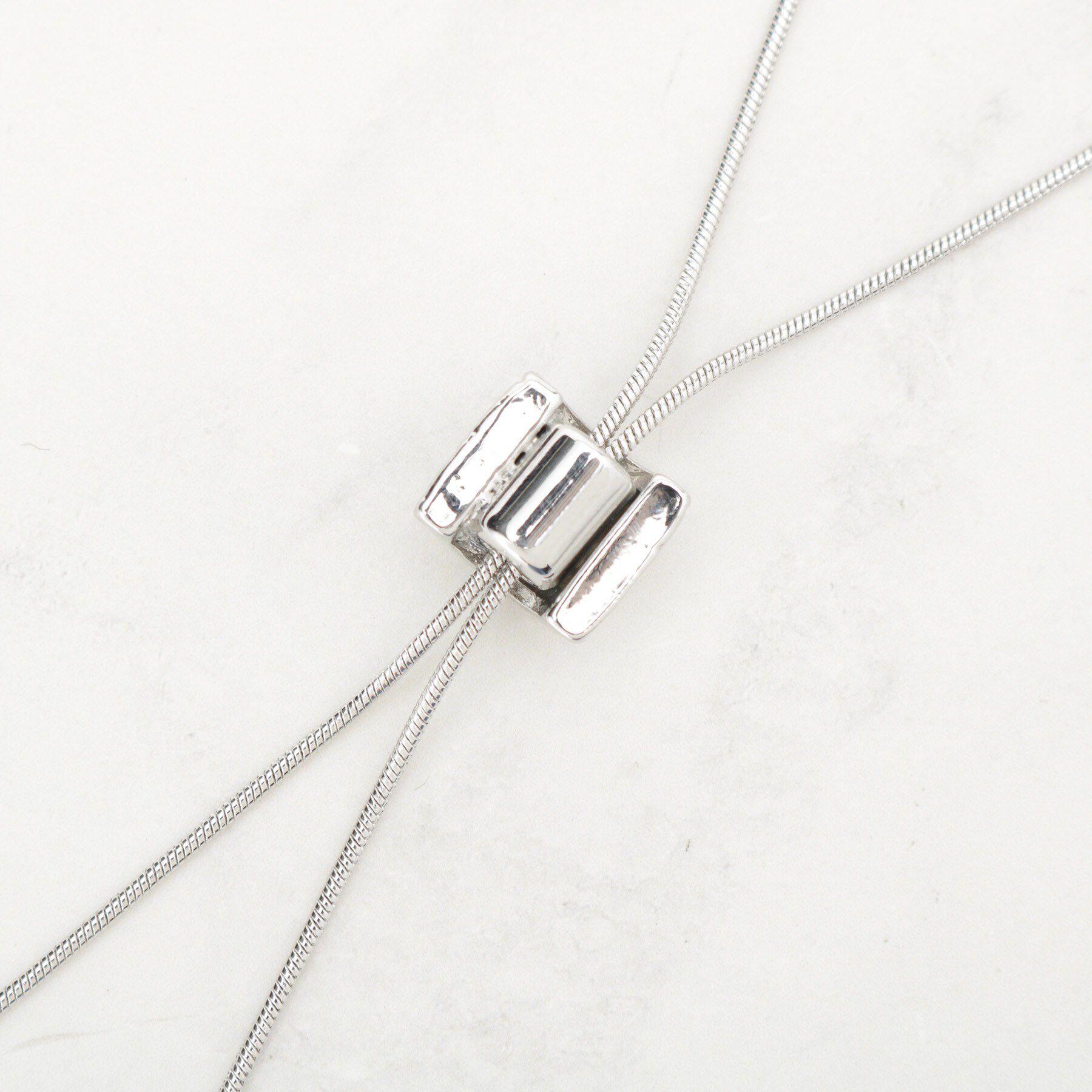 grove「メタルスライドネックレス」|ネックレス|