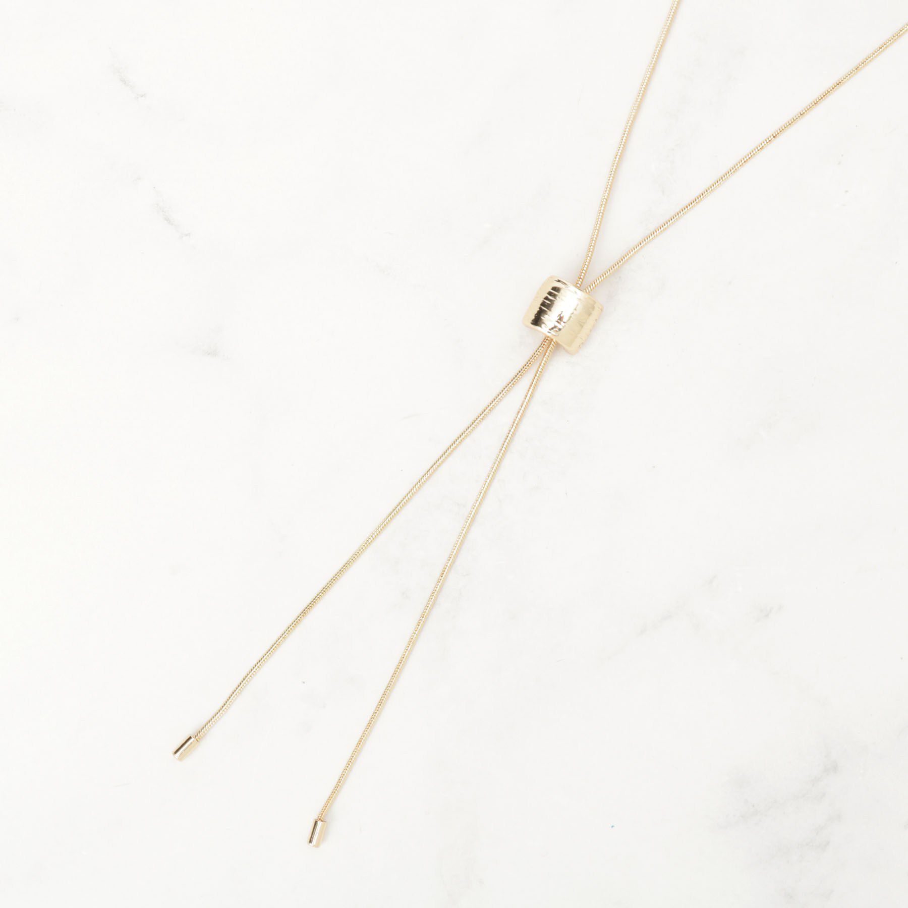 grove「メタルスライドネックレス」|ネックレス|ゴールド(007)