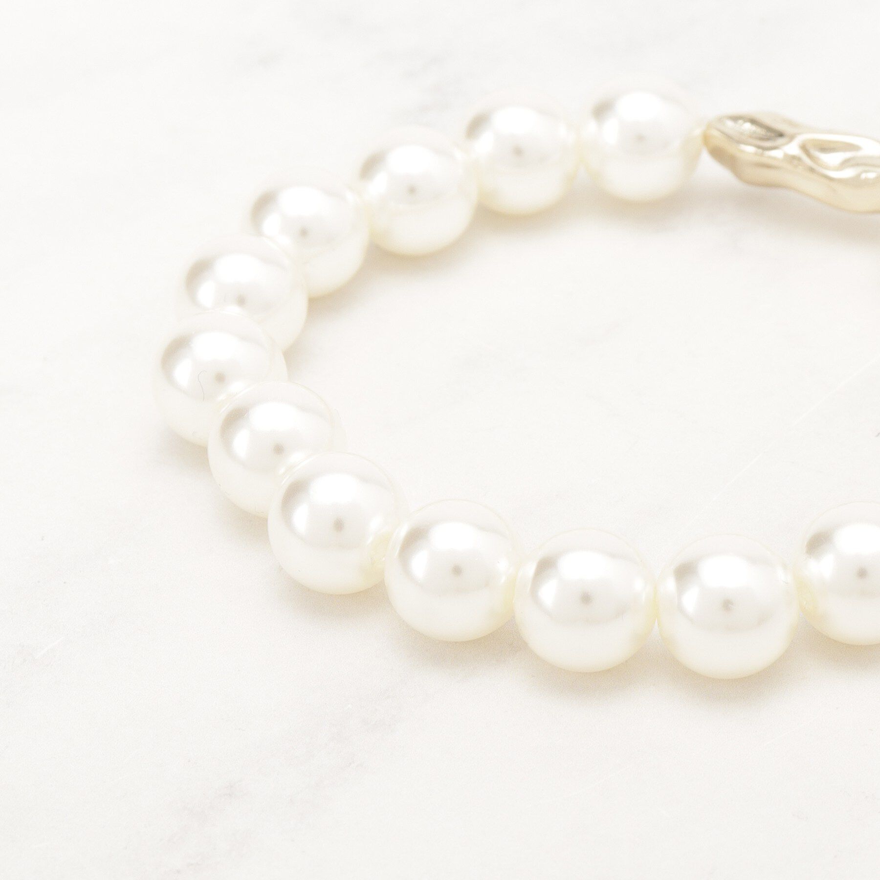 grove「フェイクパールメタルゴムブレス」|ブレスレット・バングル|