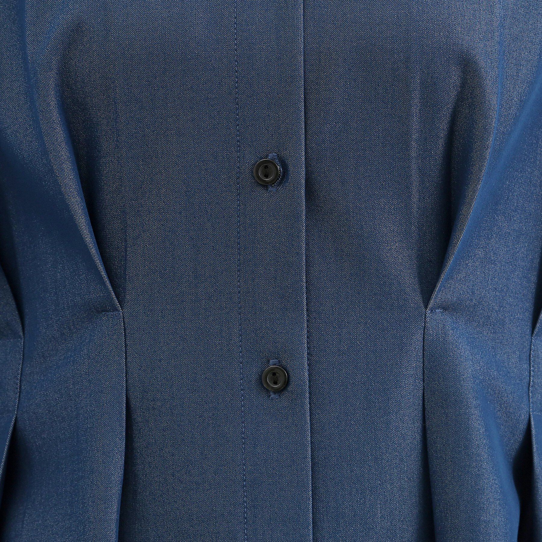 grove「【体型カバー】ウエストタック スタンドネックシャツ」|シャツ・ブラウス|