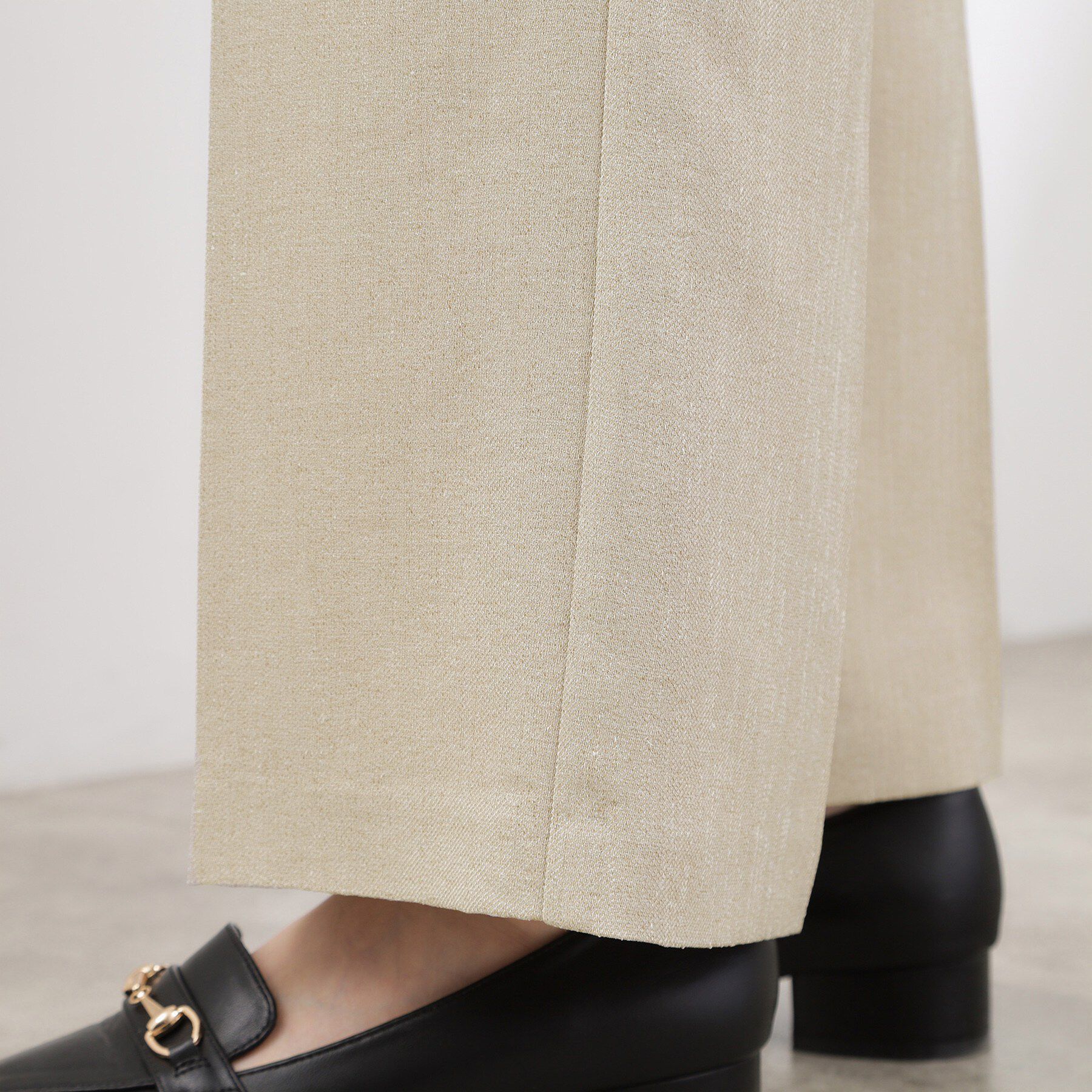 grove「【貴島明日香さん着用・カセット服】リネンライクソフトフレアパンツ」|その他|