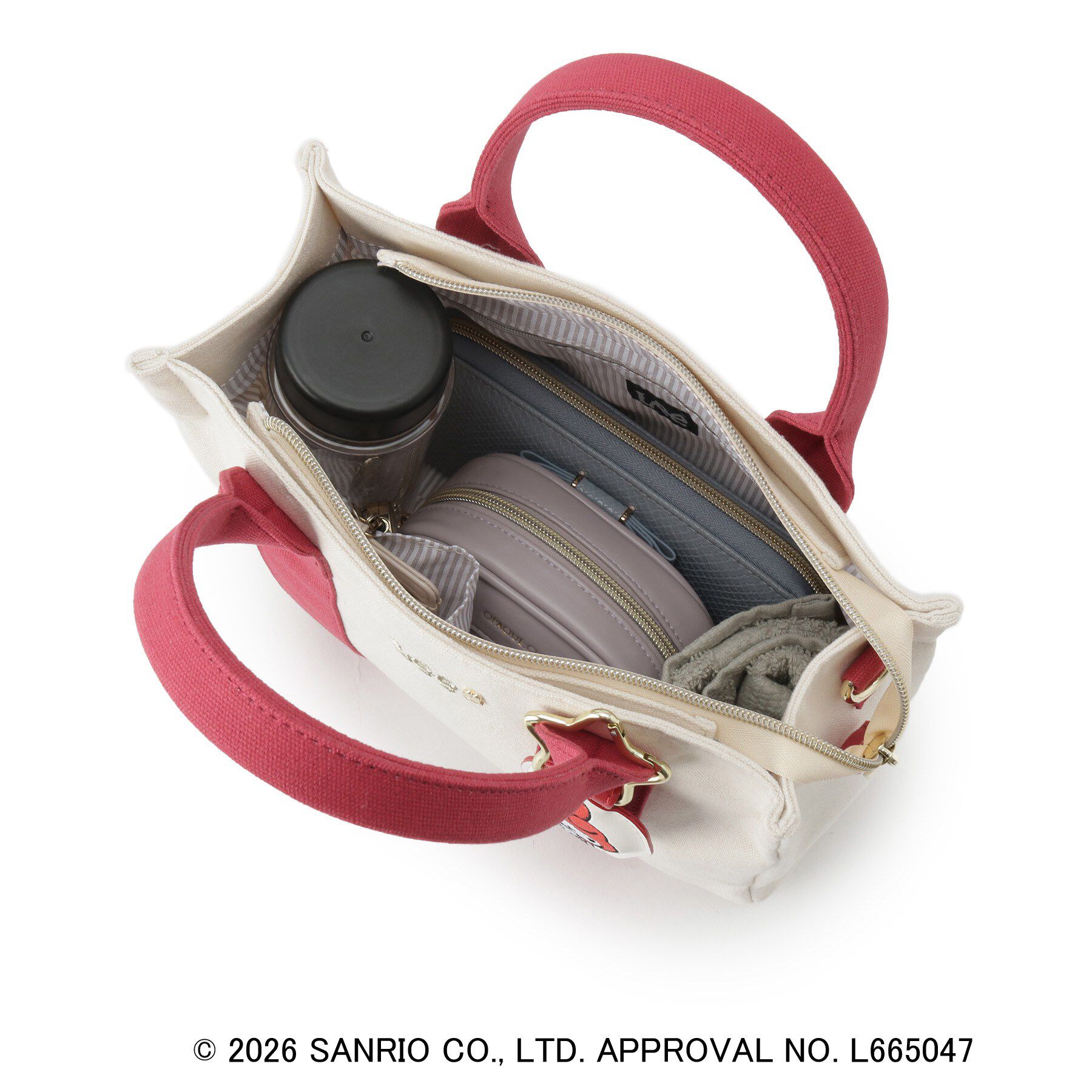 grove「【マイメロディ＆クロミ】Lee別注チャーム付きトート」|トートバッグ|