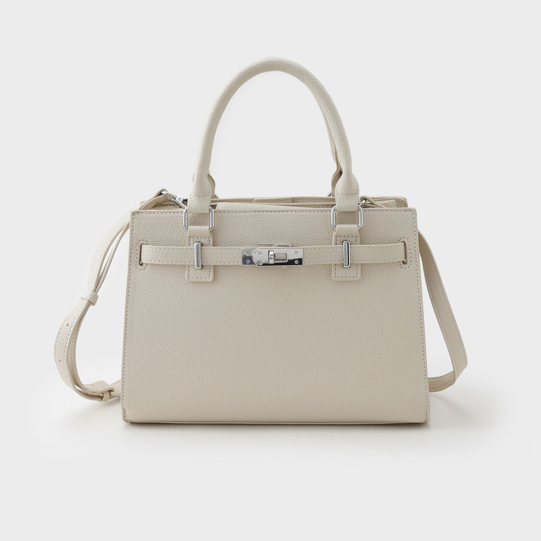 INDIVI「【合皮／フォーマル】ショルダー付きスクエアバッグ」|ショルダー・メッセンジャー|