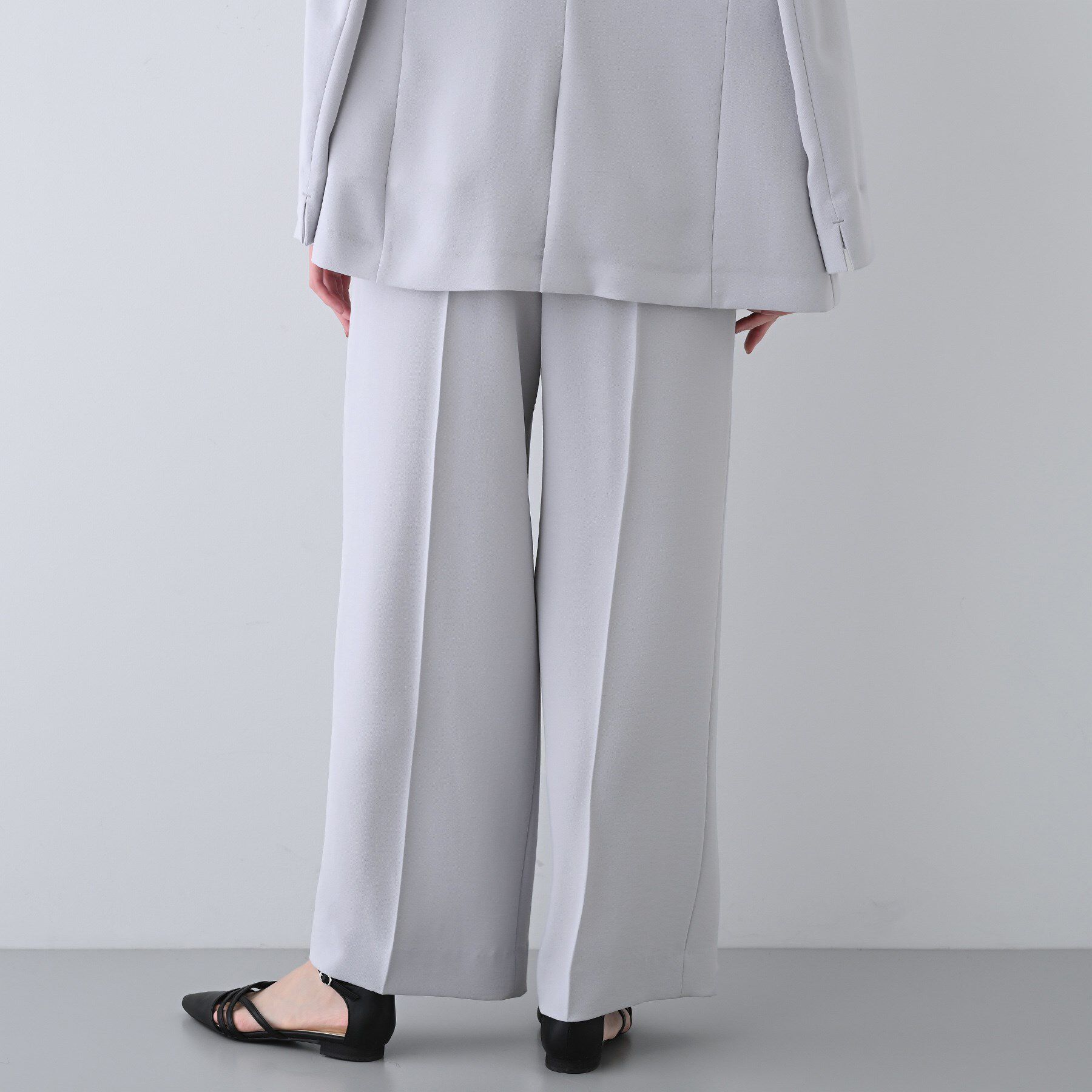 INDIVI「【着る日傘/遮熱/UVケア】ワイドパンツ」|スーツ|