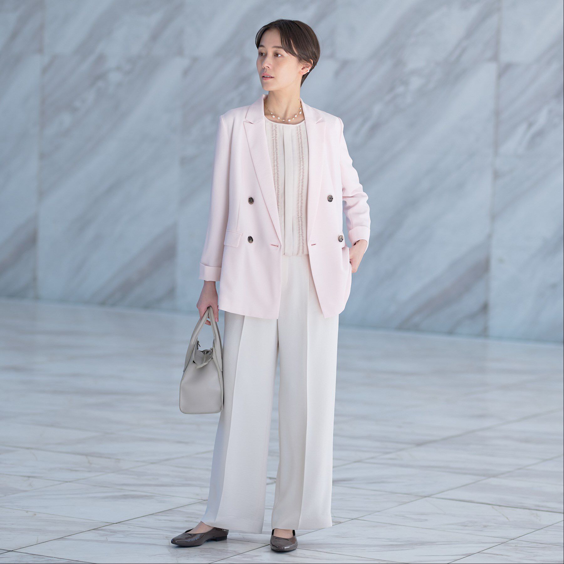 INDIVI「【着る日傘/遮熱/UVケア】ワイドパンツ」|スーツ|