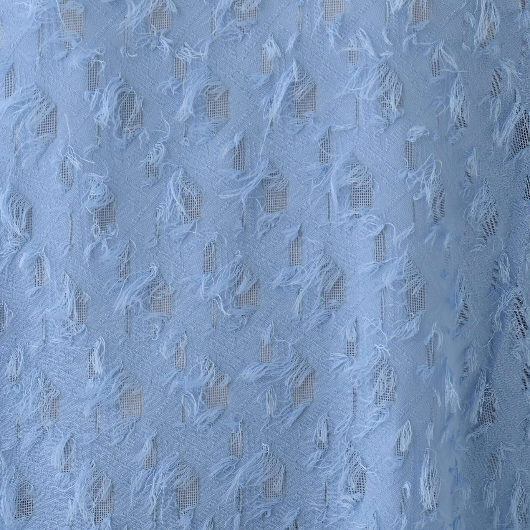 INDIVI「【トレンド／ヘアリー】フリンジカットジャカードTブラウス」|シャツ・ブラウス|