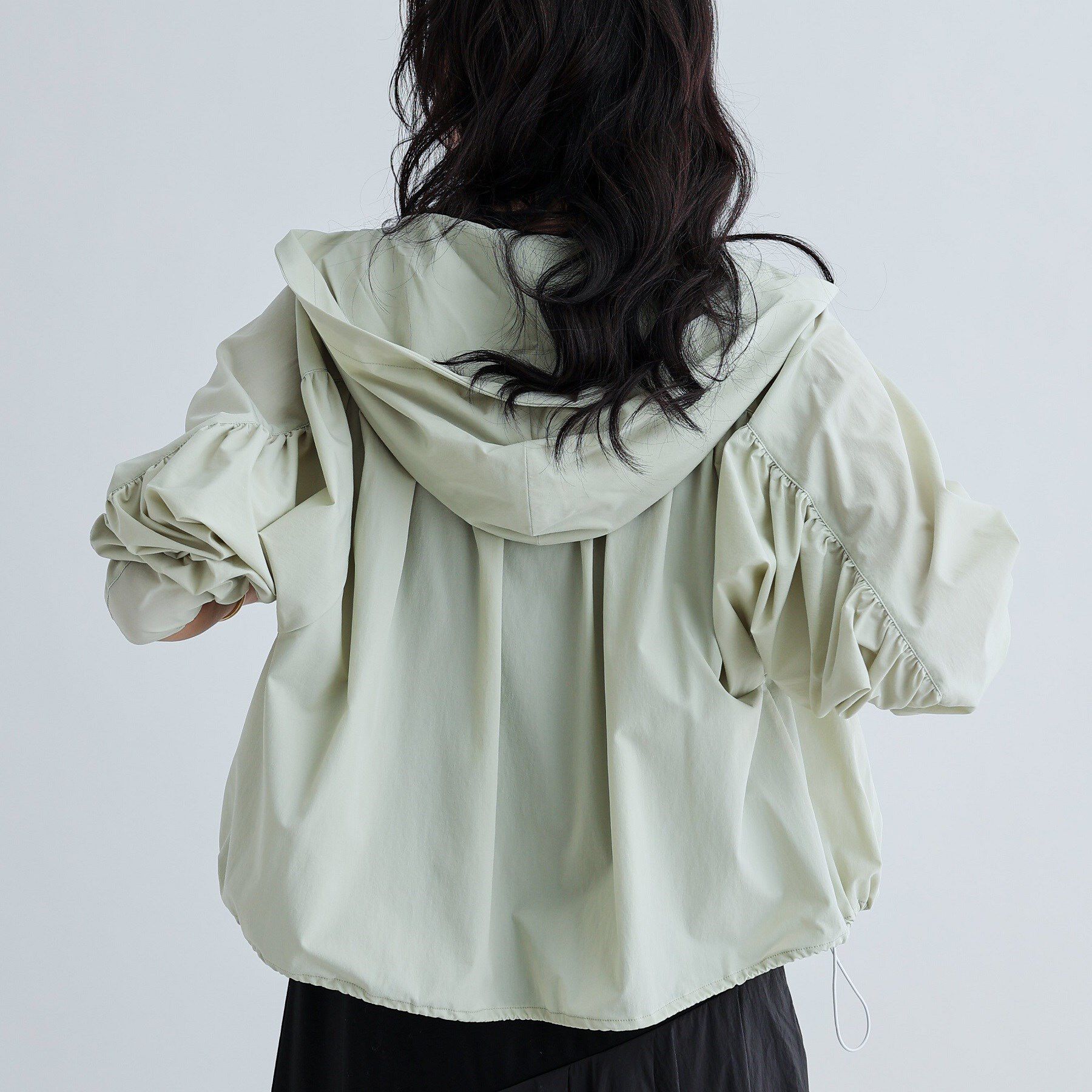 GALLEST「ギャザードルマンフーデットブルゾン」|ブルゾン・スタジャン|