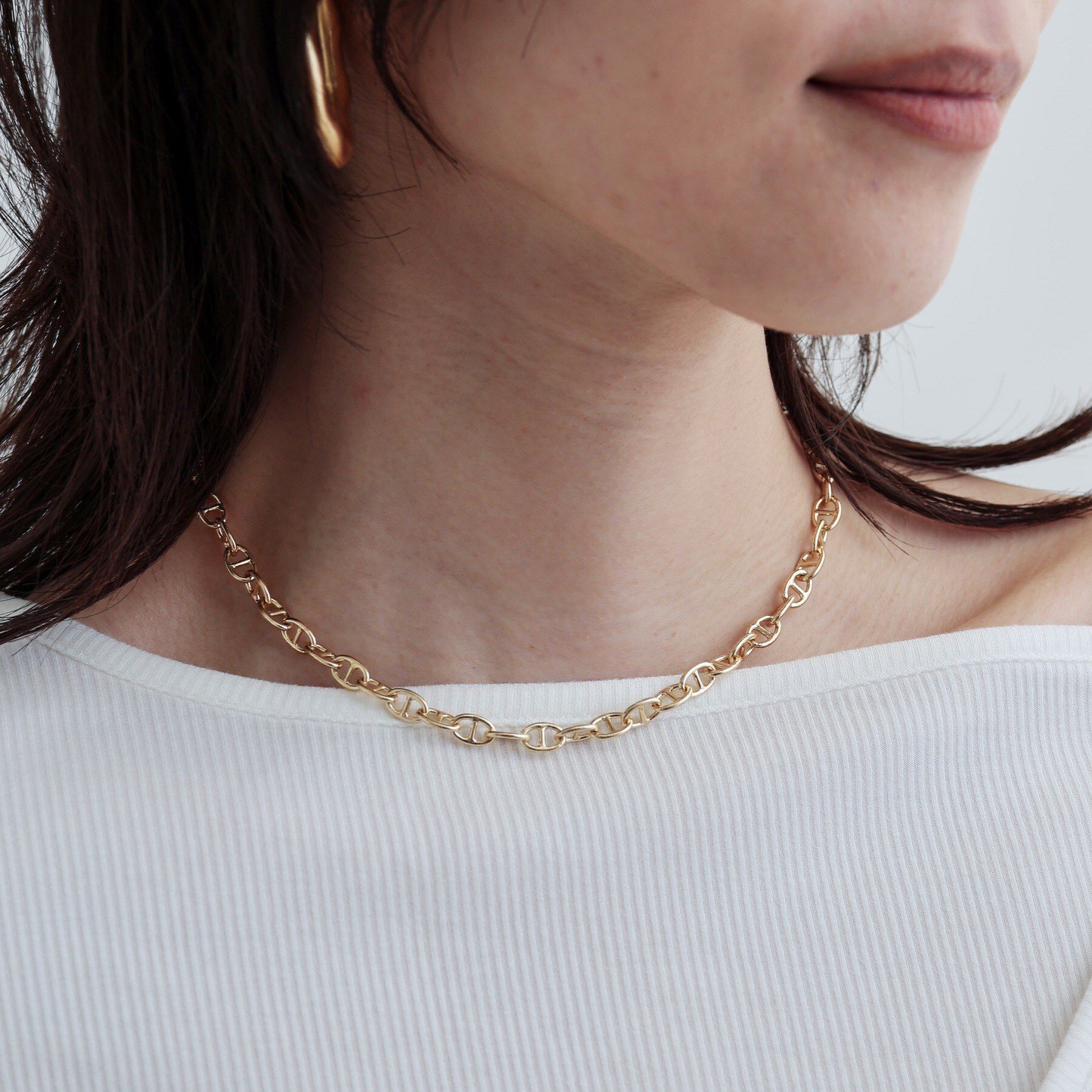 GALLEST「チェーンショートネックレス」|ネックレス|ゴールド(007)