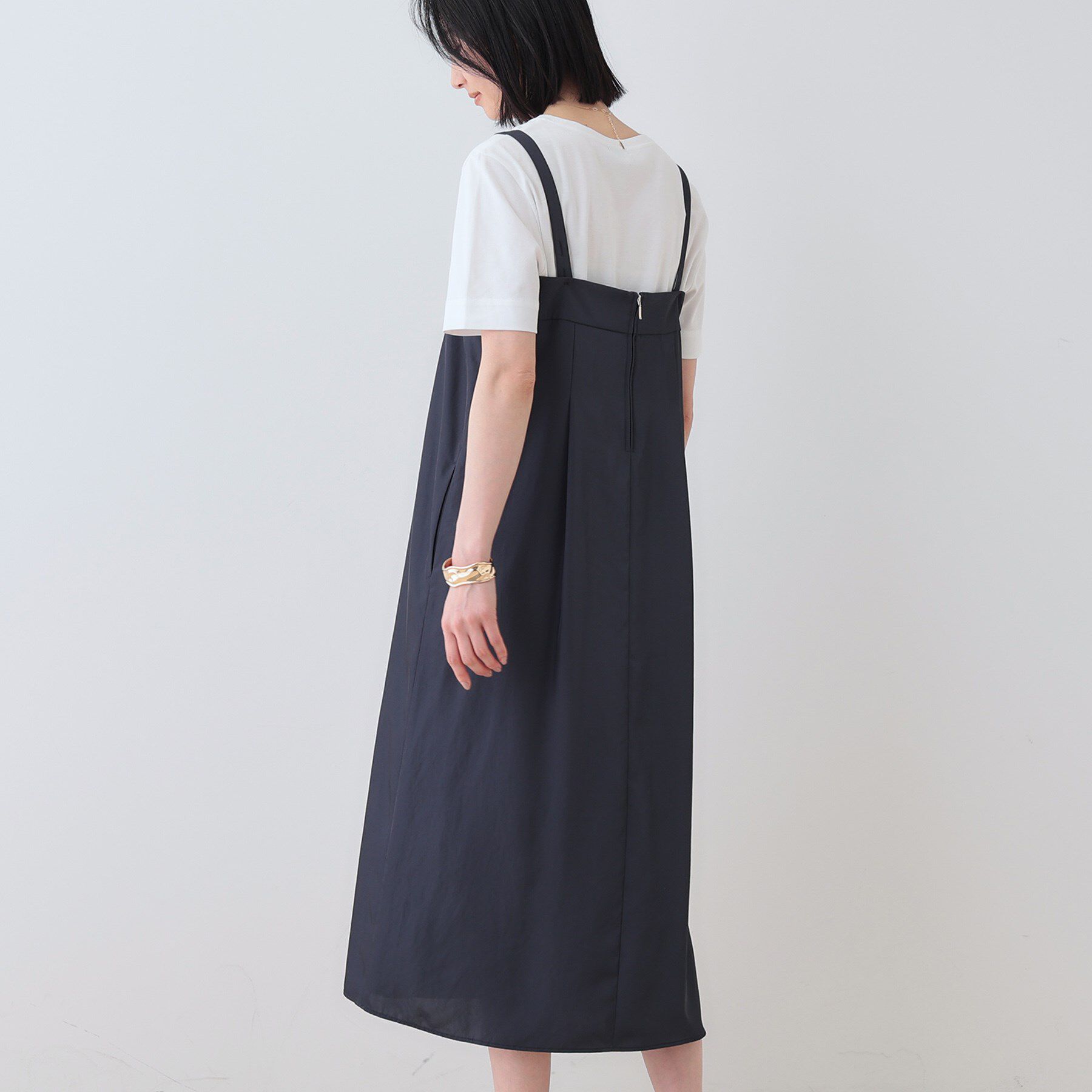 INDIVI「【洗える／UVケア】スリップワンピース」|ワンピース|