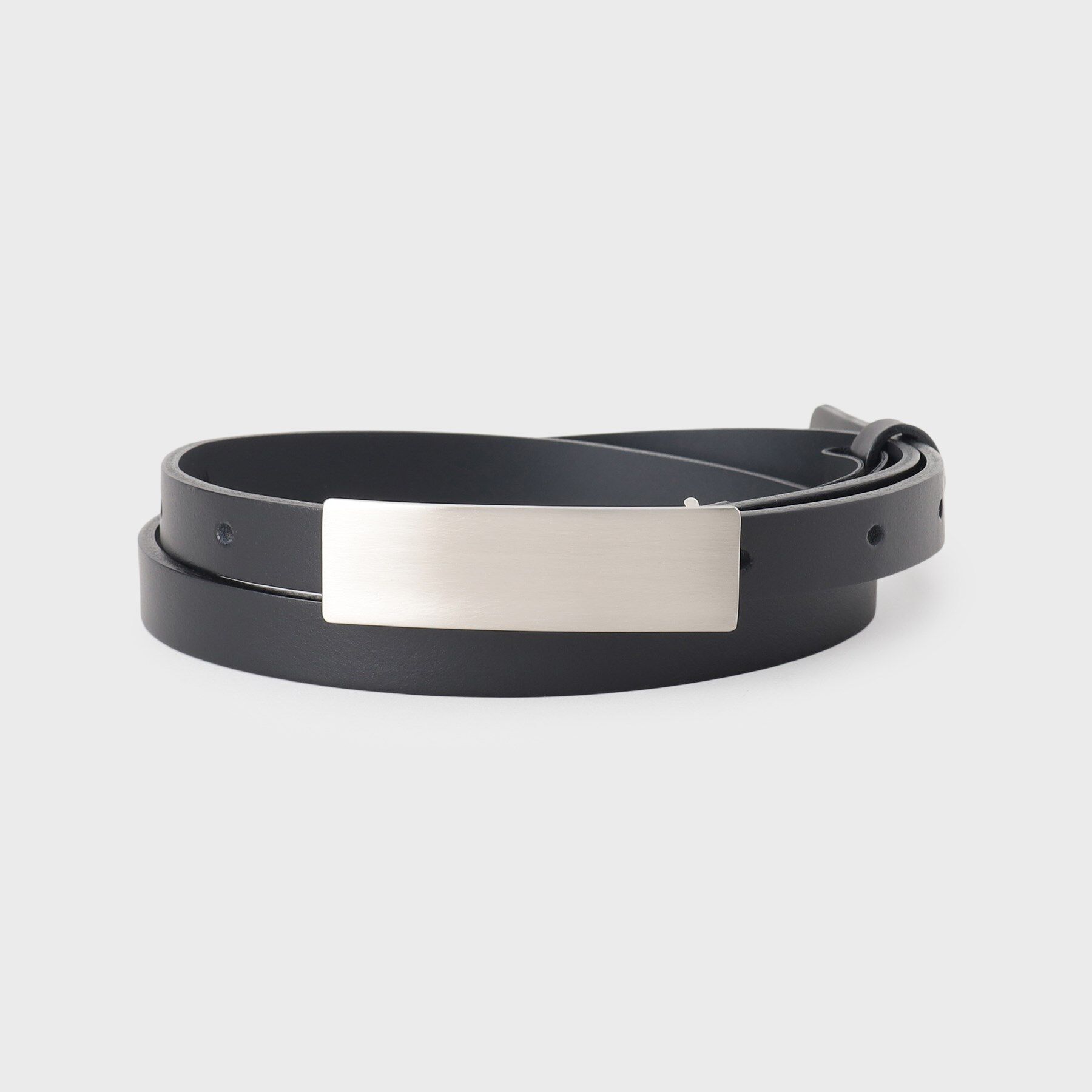 INDIVI「プレートバックルベルト」|ベルト|