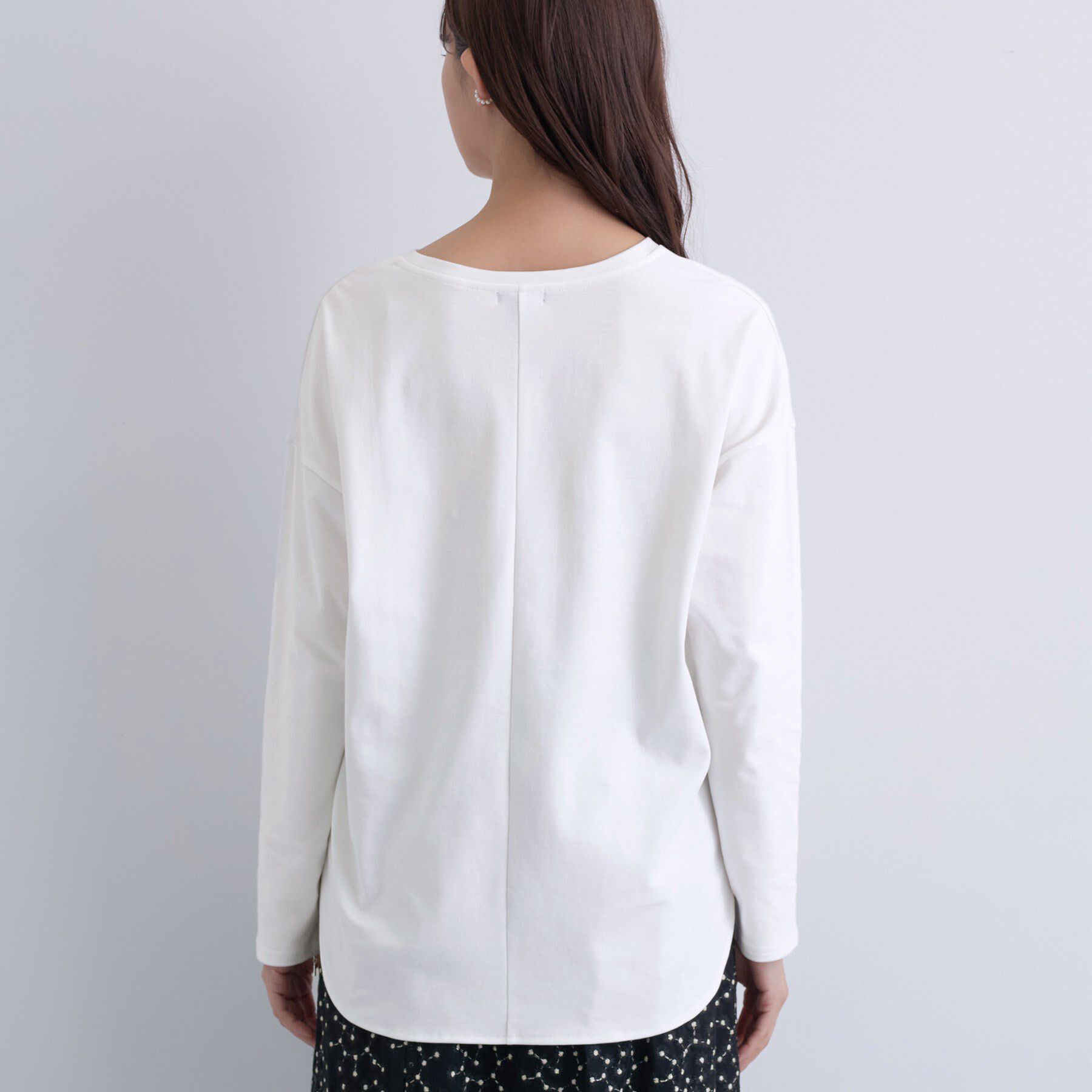 INDIVI「【UVケア】プリントフォトロングTシャツ」|Tシャツ・カットソー|